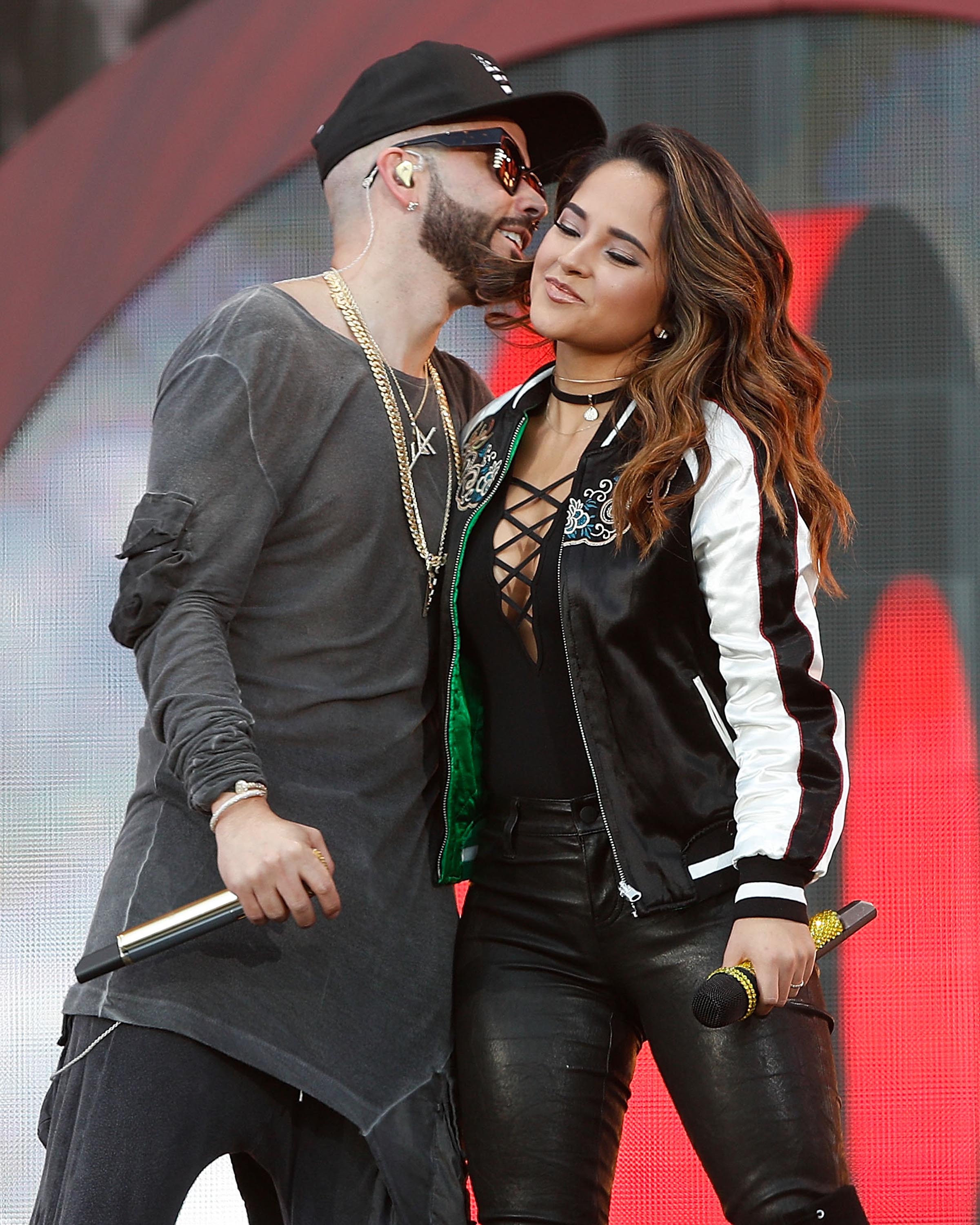 Becky G performs live on stage during Global Citizen Festival