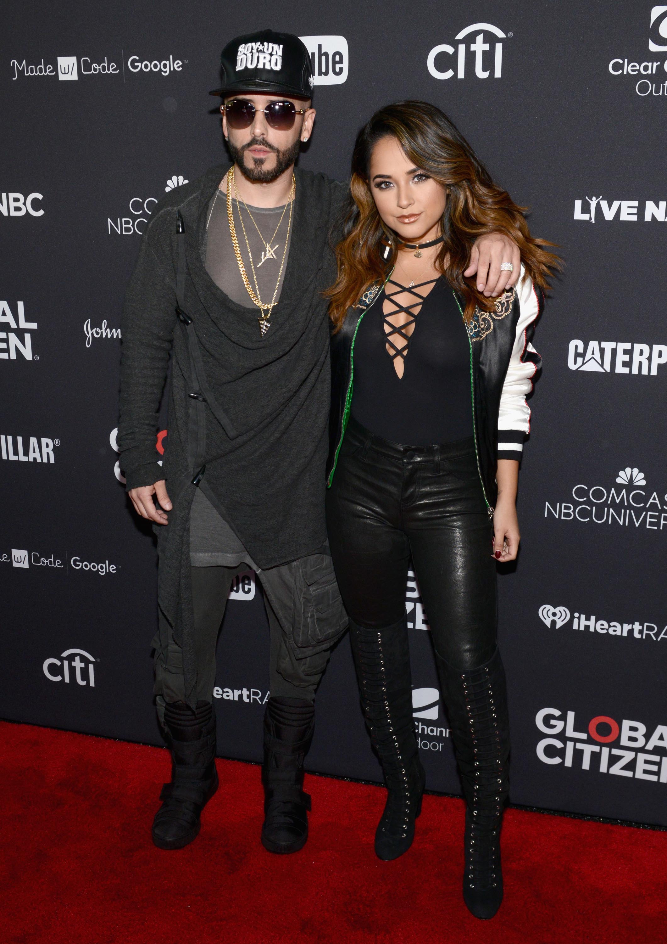 Becky G performs live on stage during Global Citizen Festival