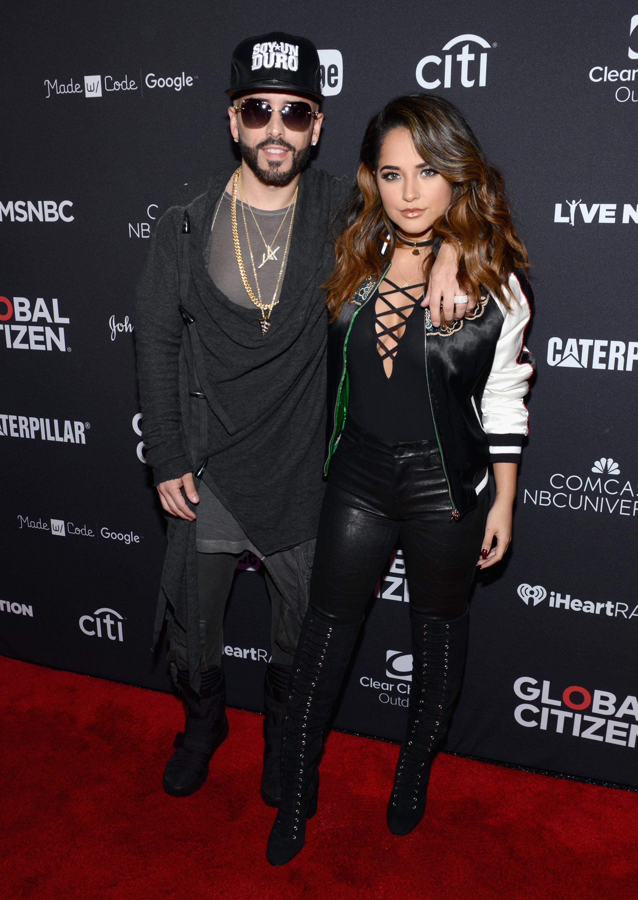 Becky G performs live on stage during Global Citizen Festival