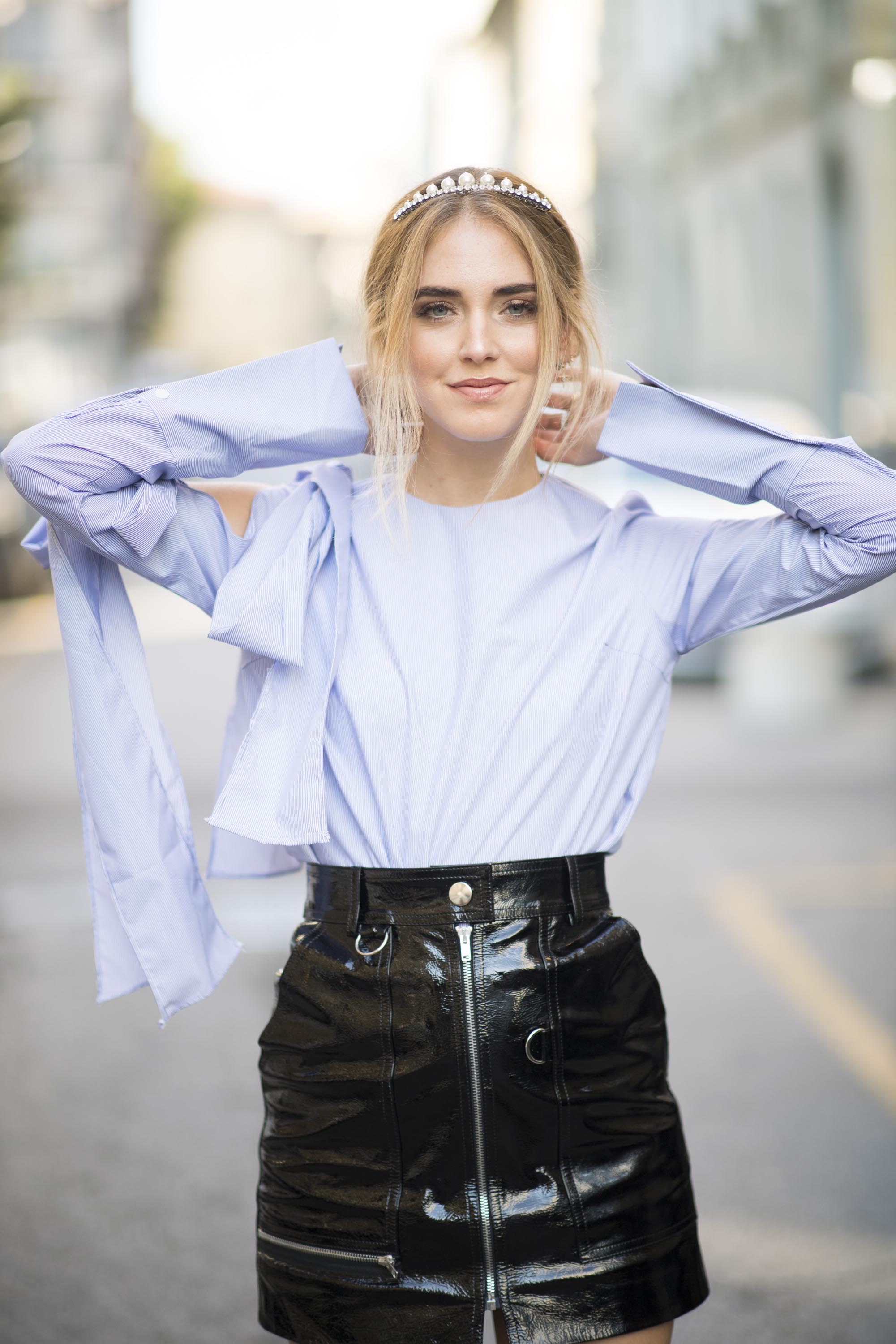 Chiara Ferragni at Milan Fashion Week