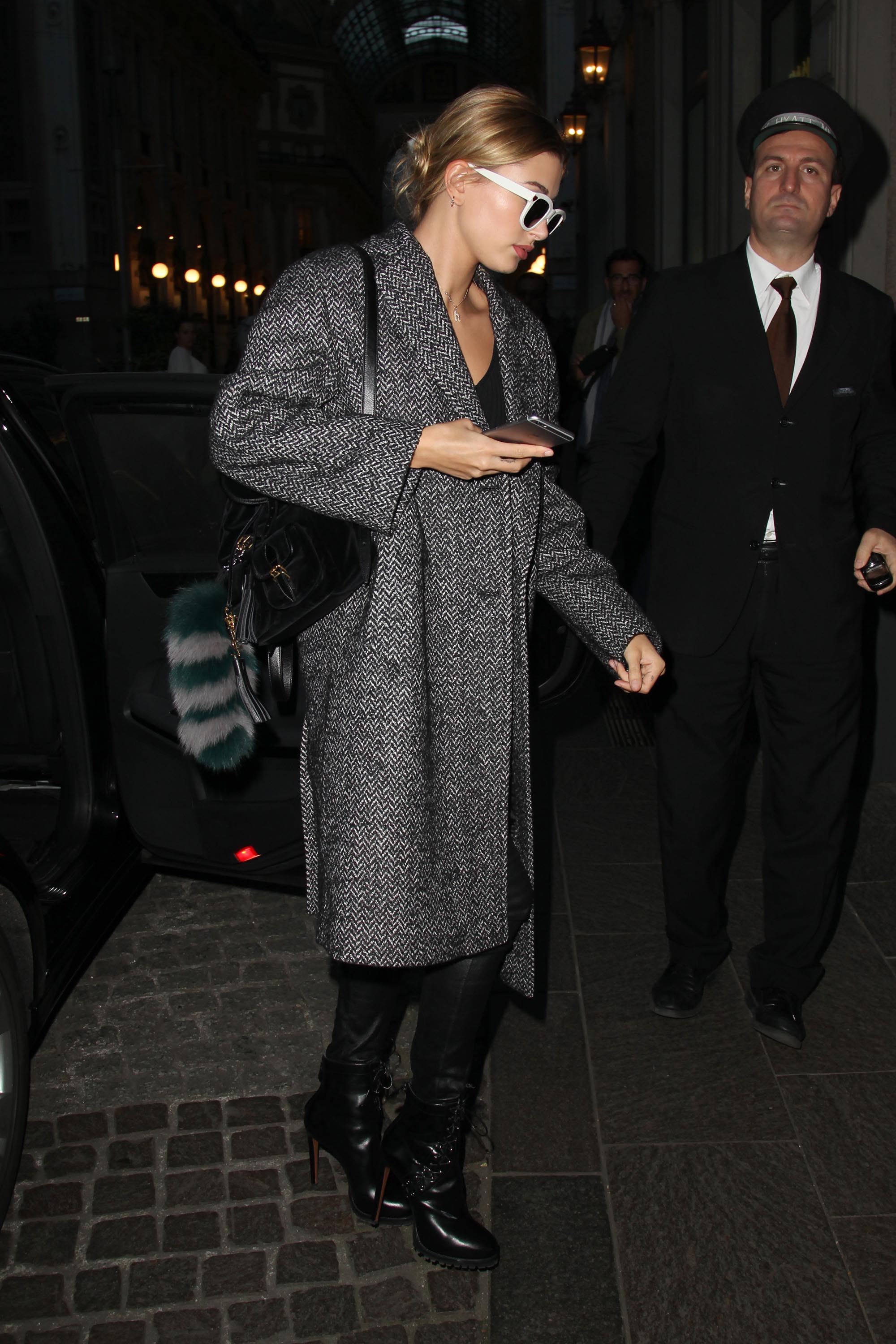 Hailey Baldwin out and about in Milan