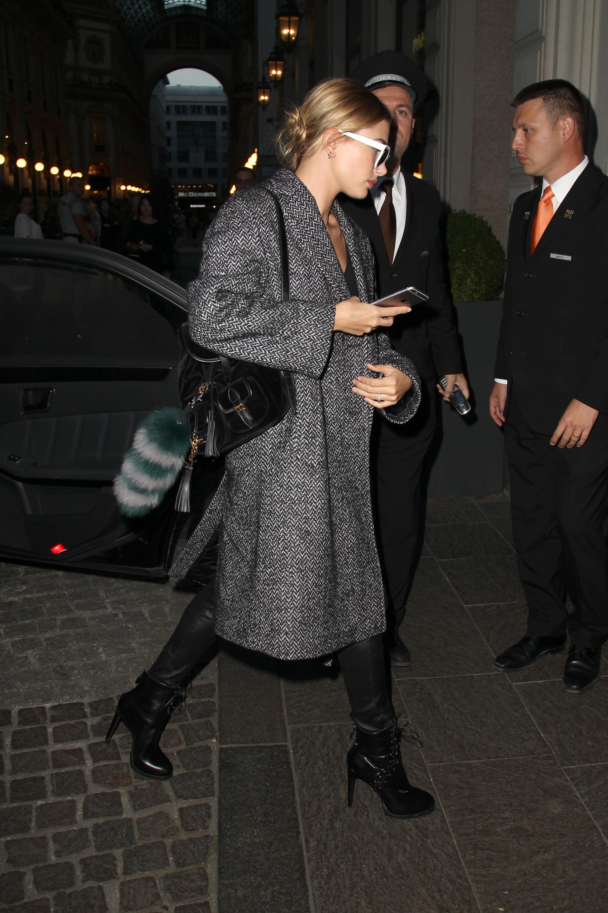 Hailey Baldwin out and about in Milan