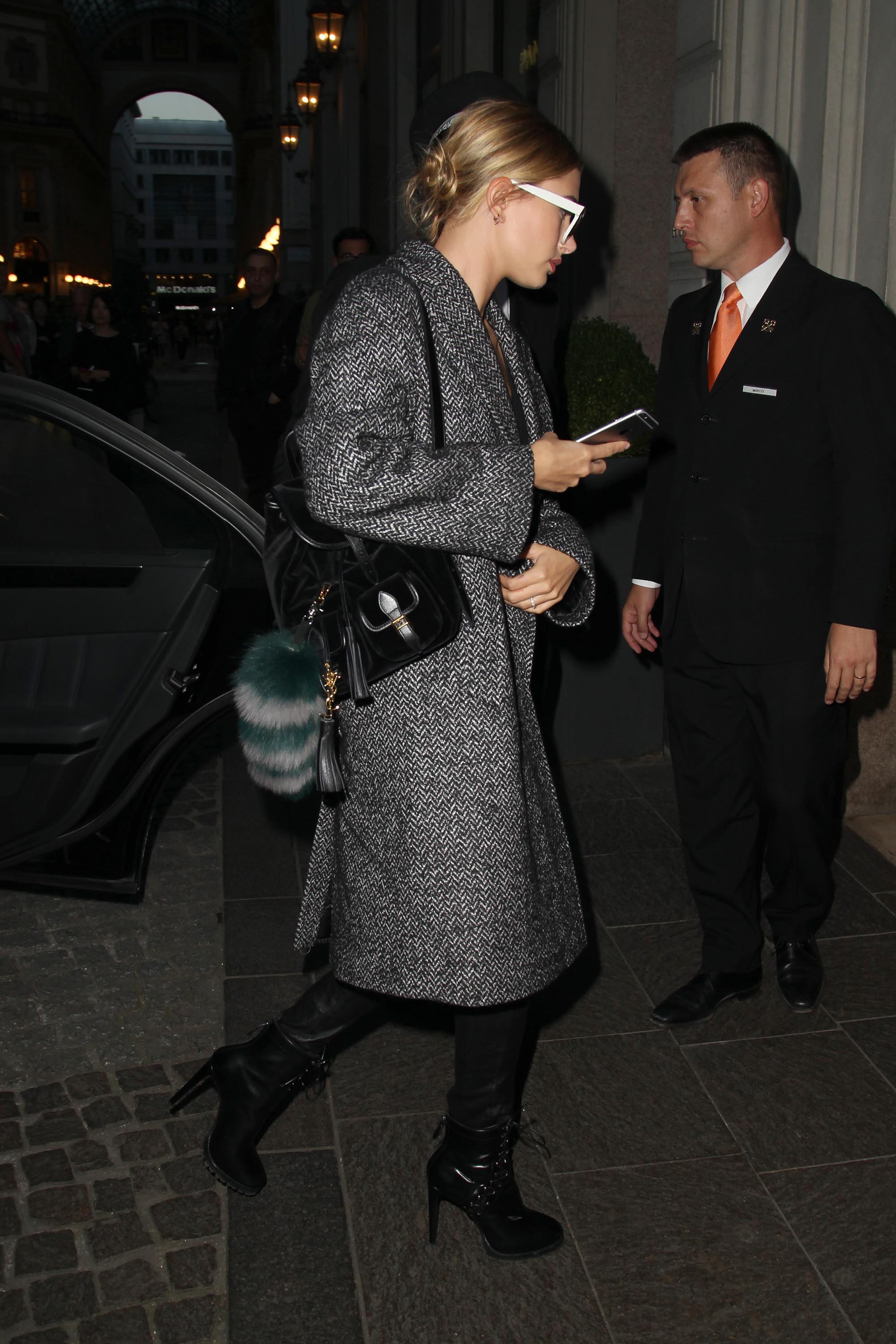 Hailey Baldwin out and about in Milan