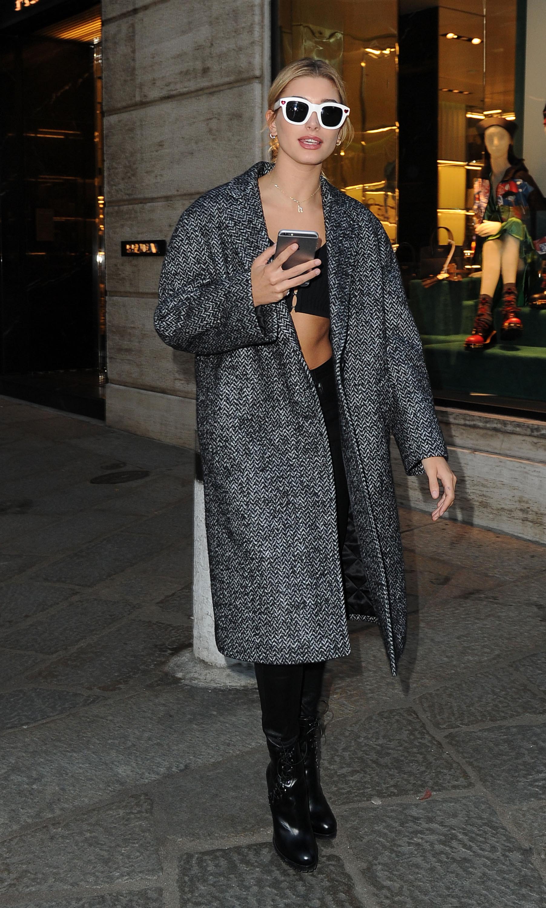 Hailey Baldwin out and about in Milan