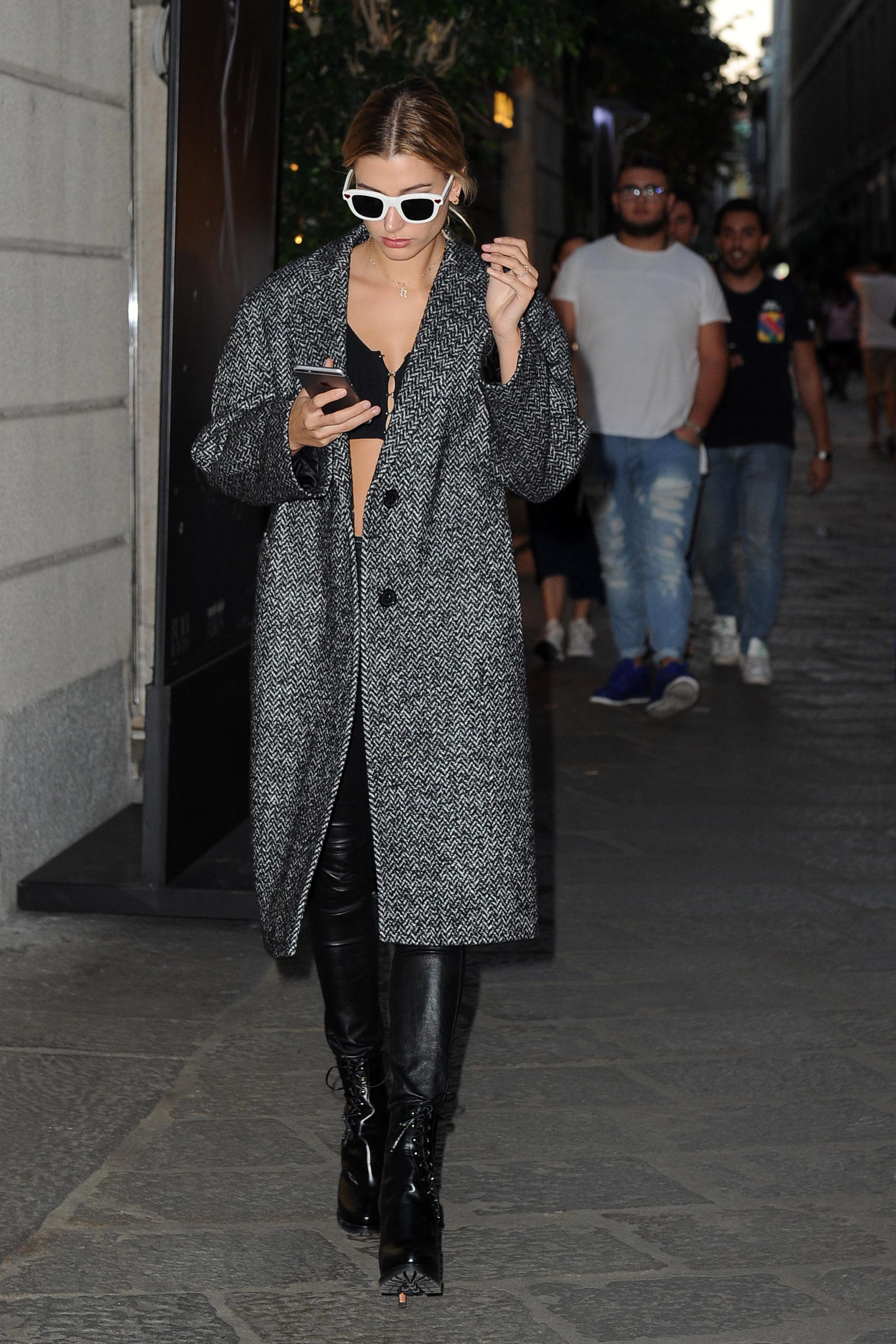 Hailey Baldwin out and about in Milan