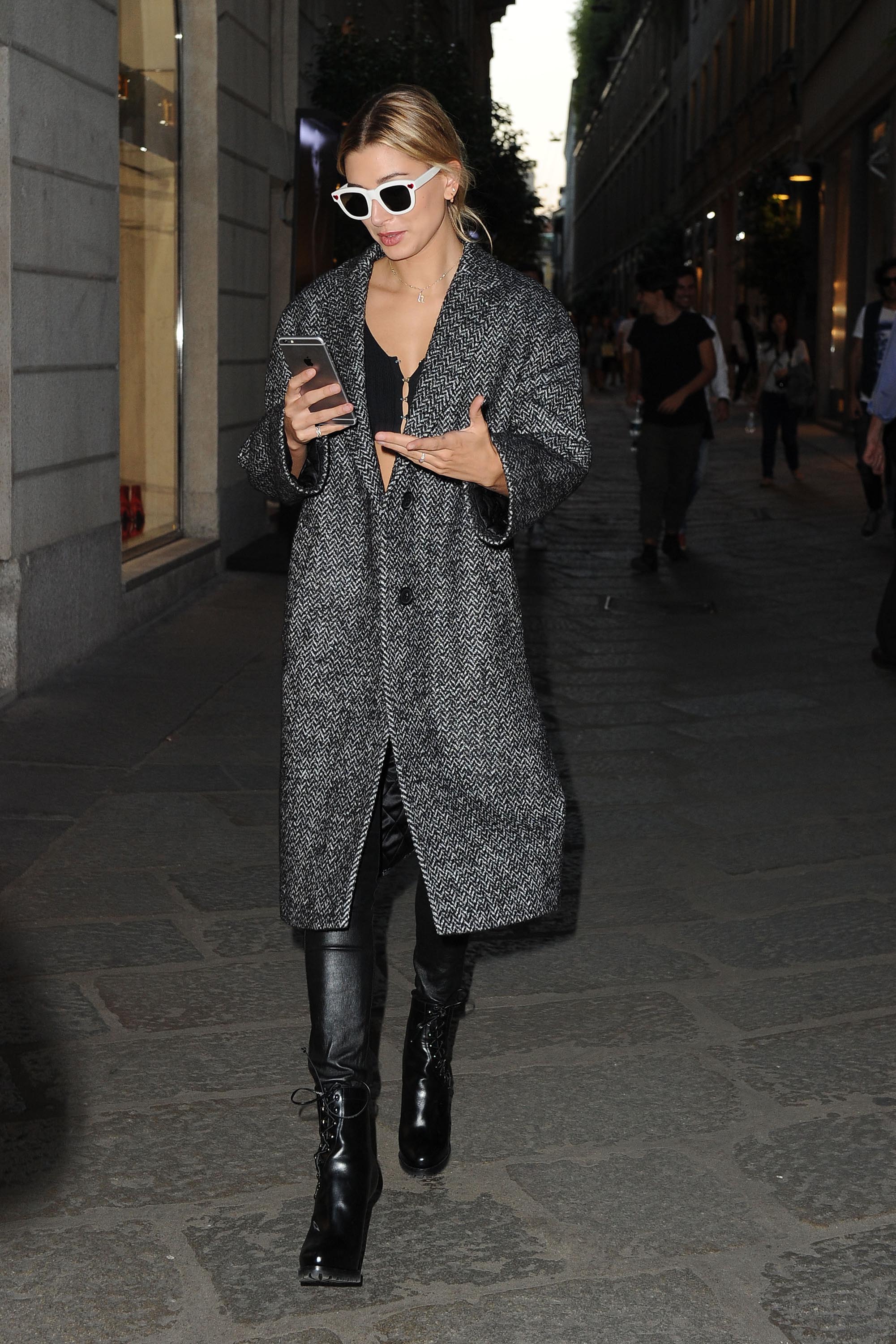 Hailey Baldwin out and about in Milan