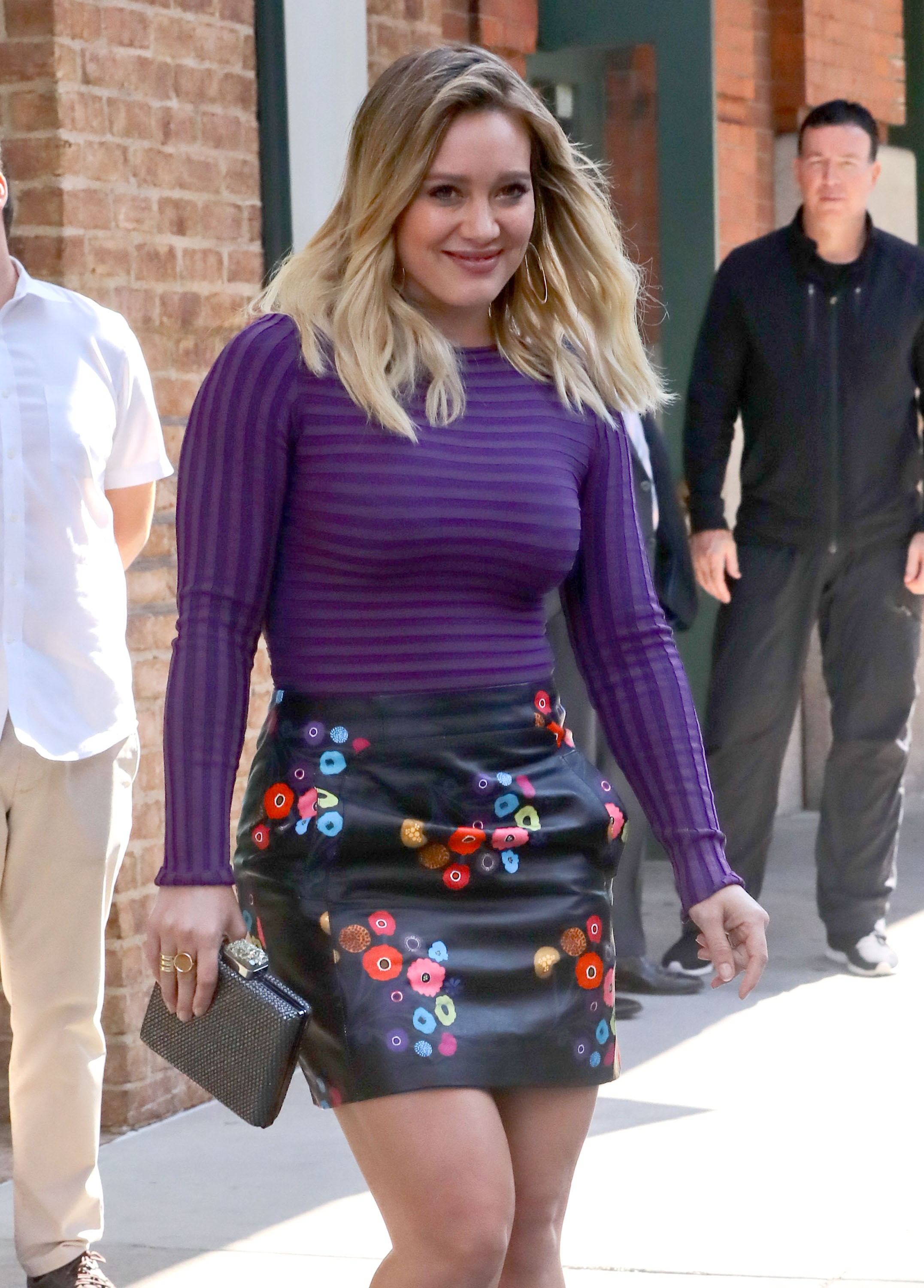 Hilary Duff attends The Build Series Presents The Cast Of Younger