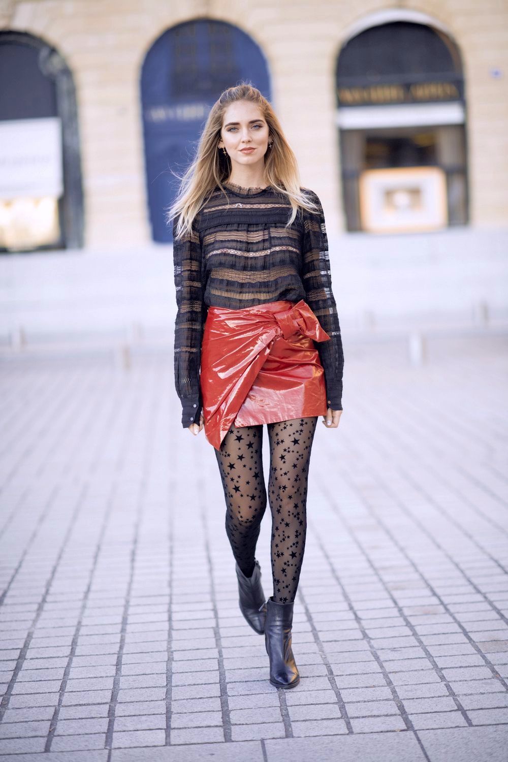 Chiara Ferragni at Paris Fashion Week