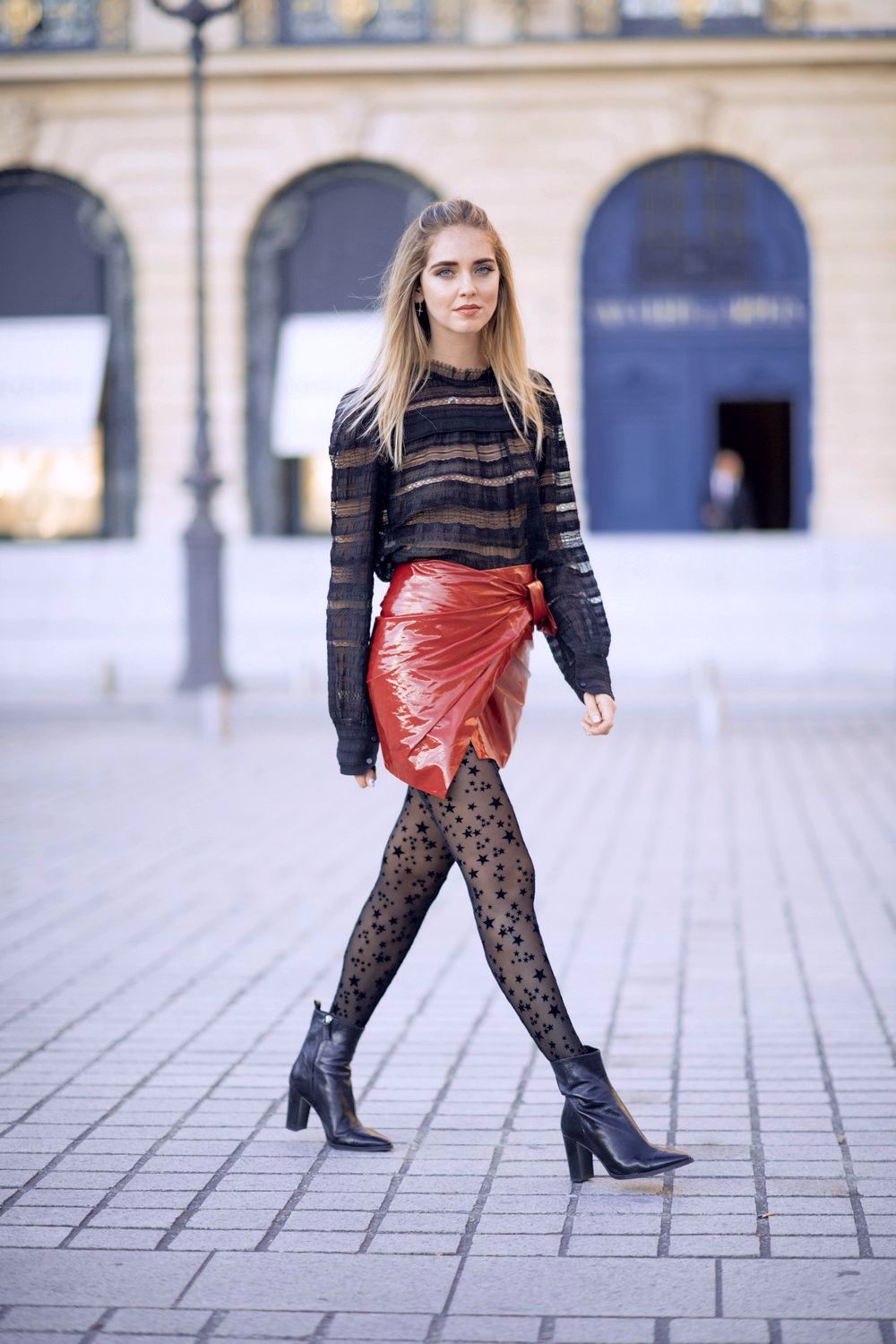 Chiara Ferragni at Paris Fashion Week