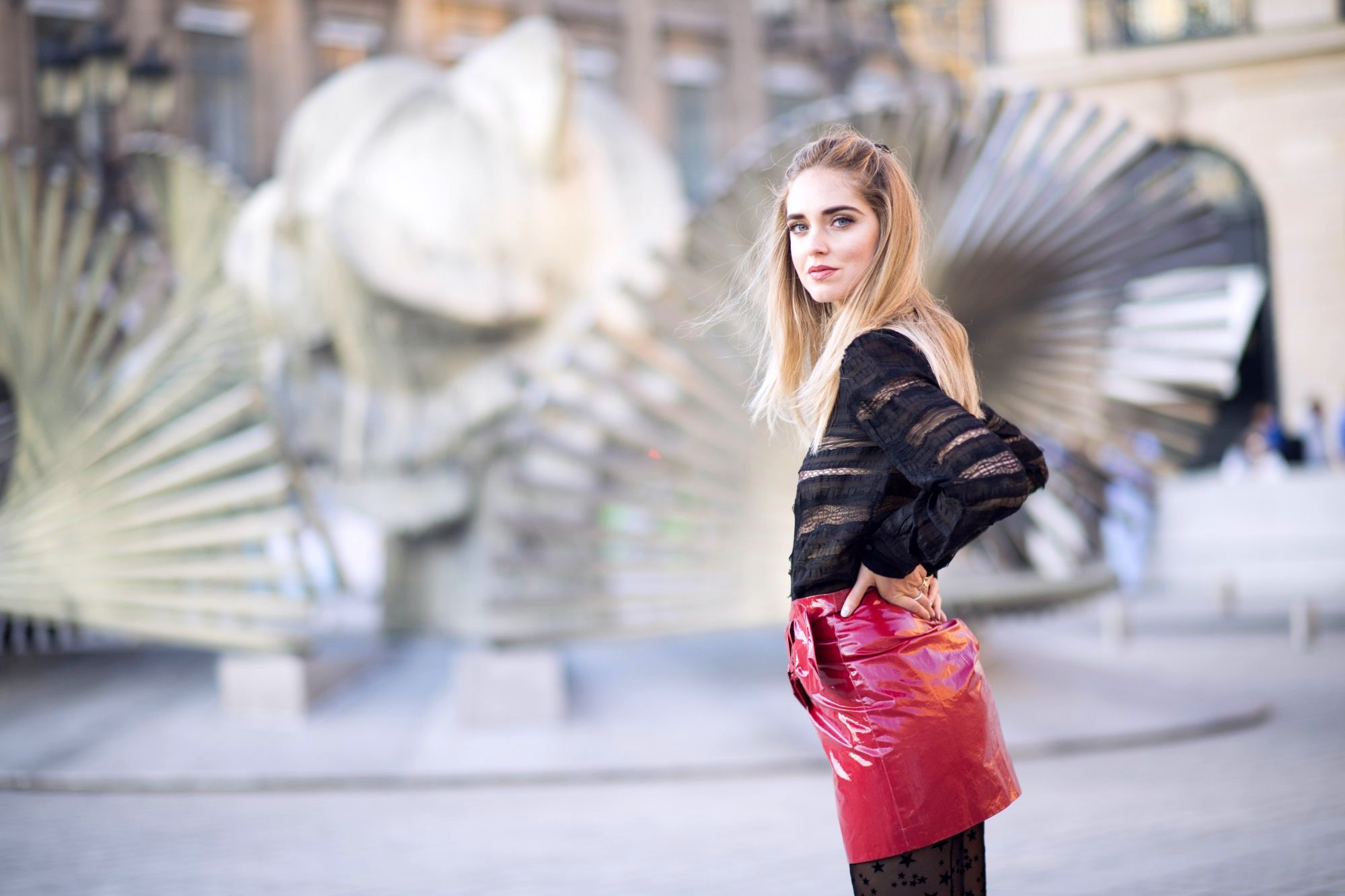 Chiara Ferragni at Paris Fashion Week