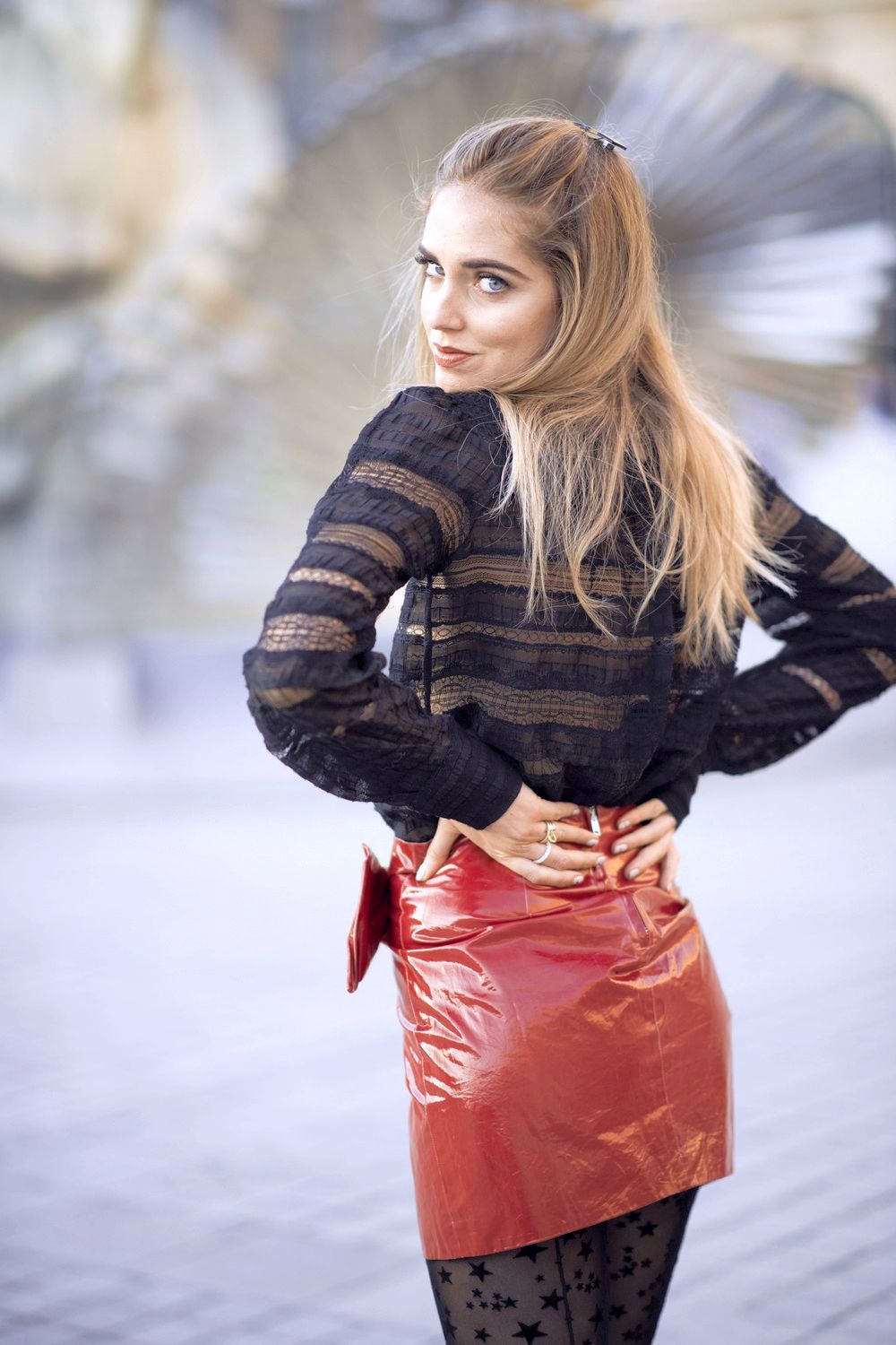 Chiara Ferragni at Paris Fashion Week