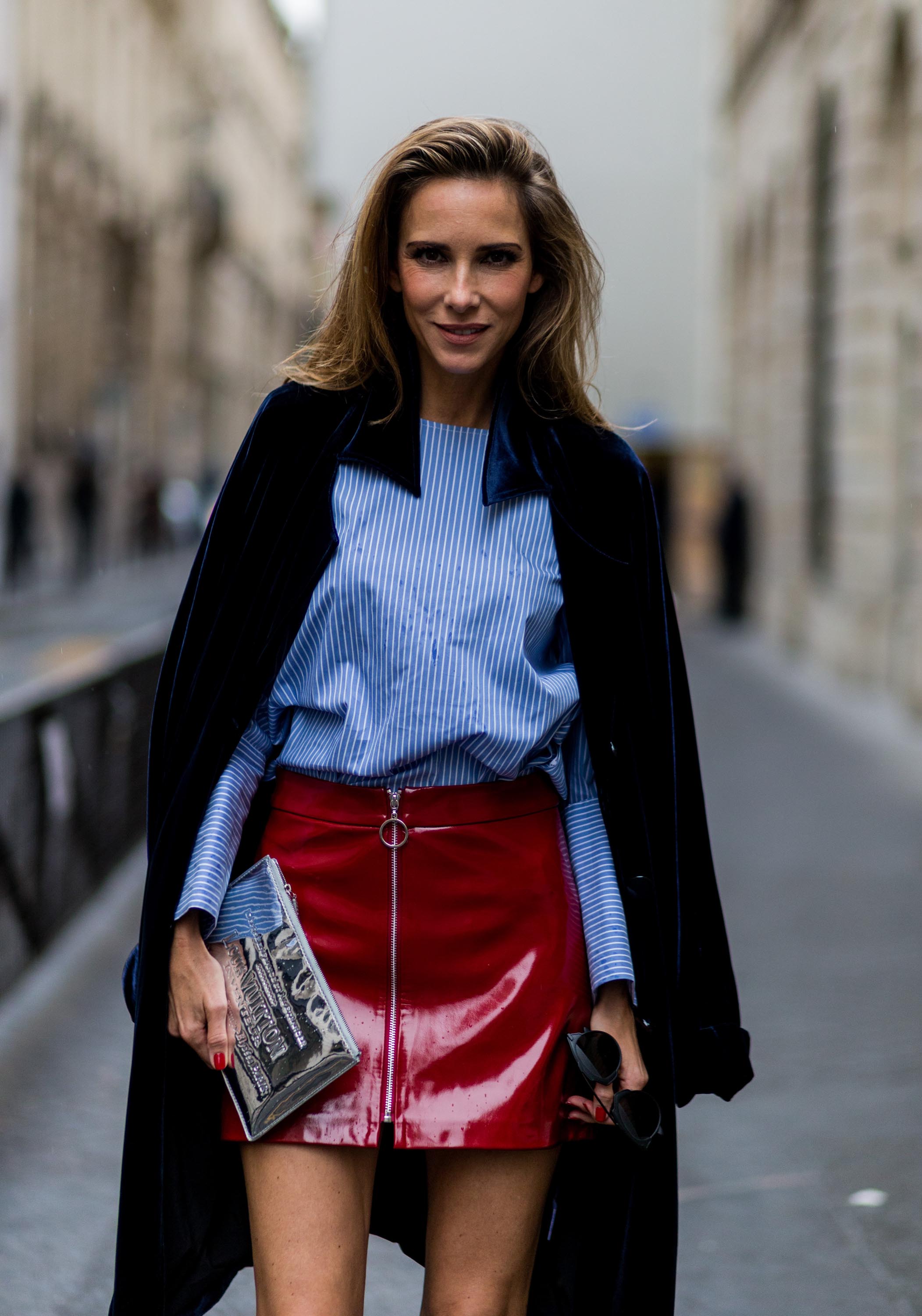 Alexandra Lapp at Paris Fashion Week