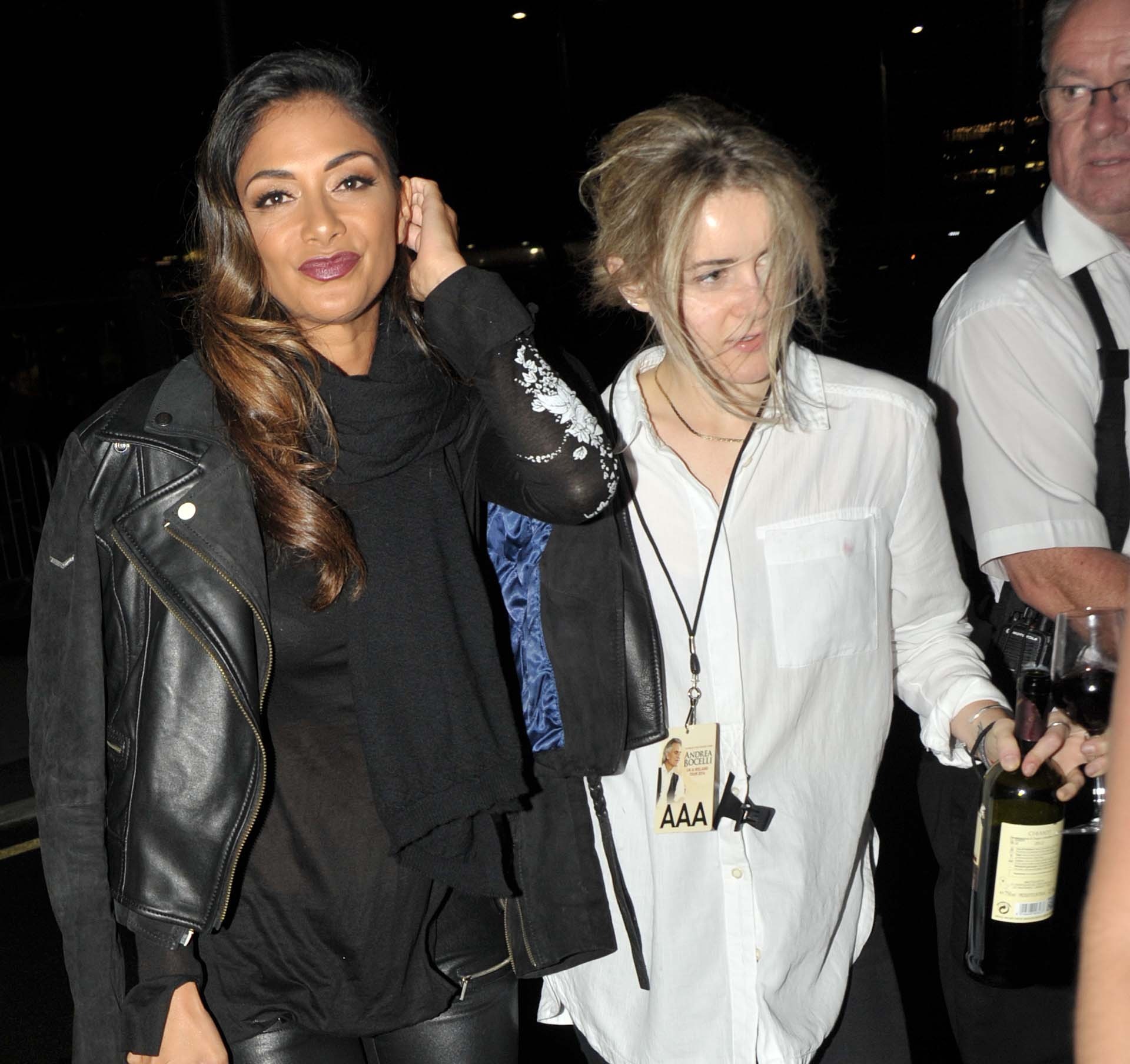 Nicole Scherzinger heading to her hotel in Dublin