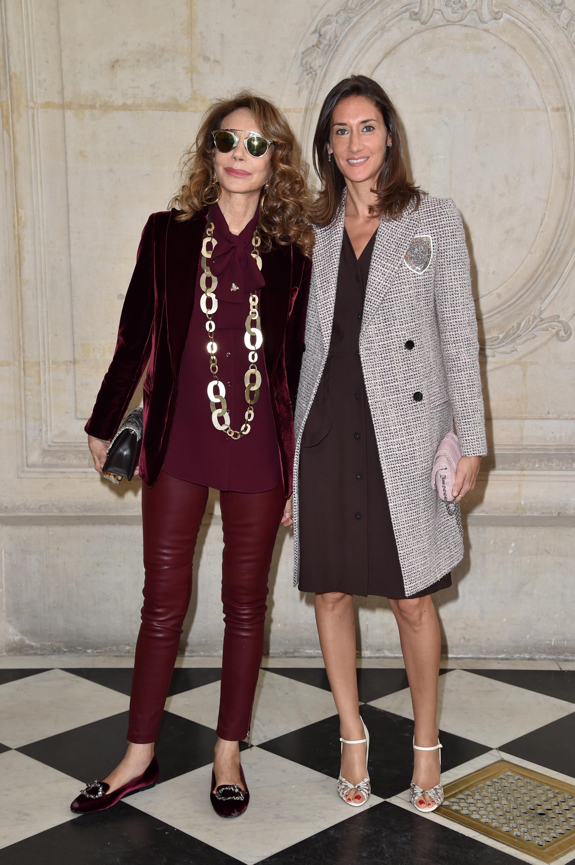 Marisa Berenson attends the Christian Dior show