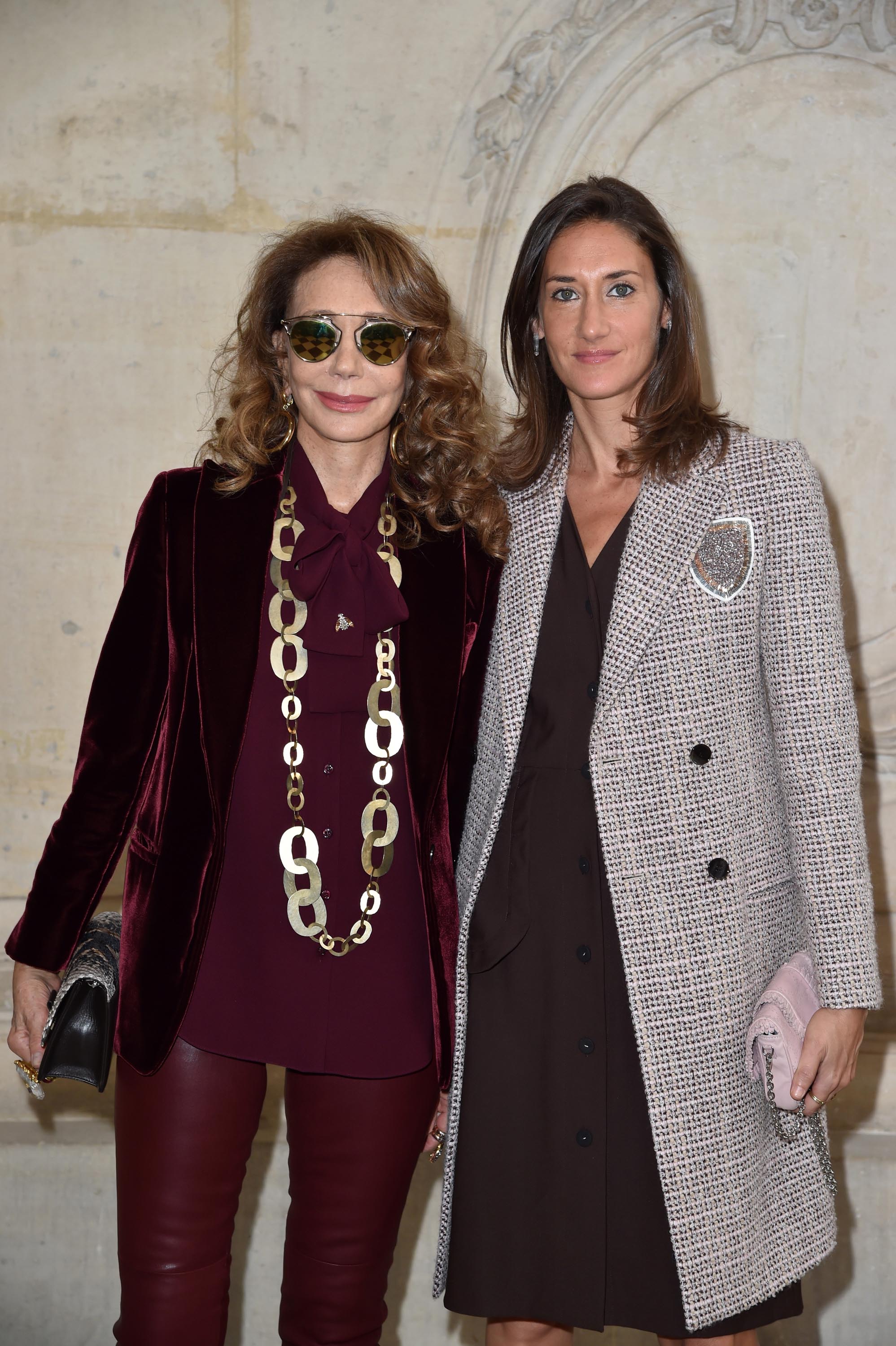 Marisa Berenson attends the Christian Dior show