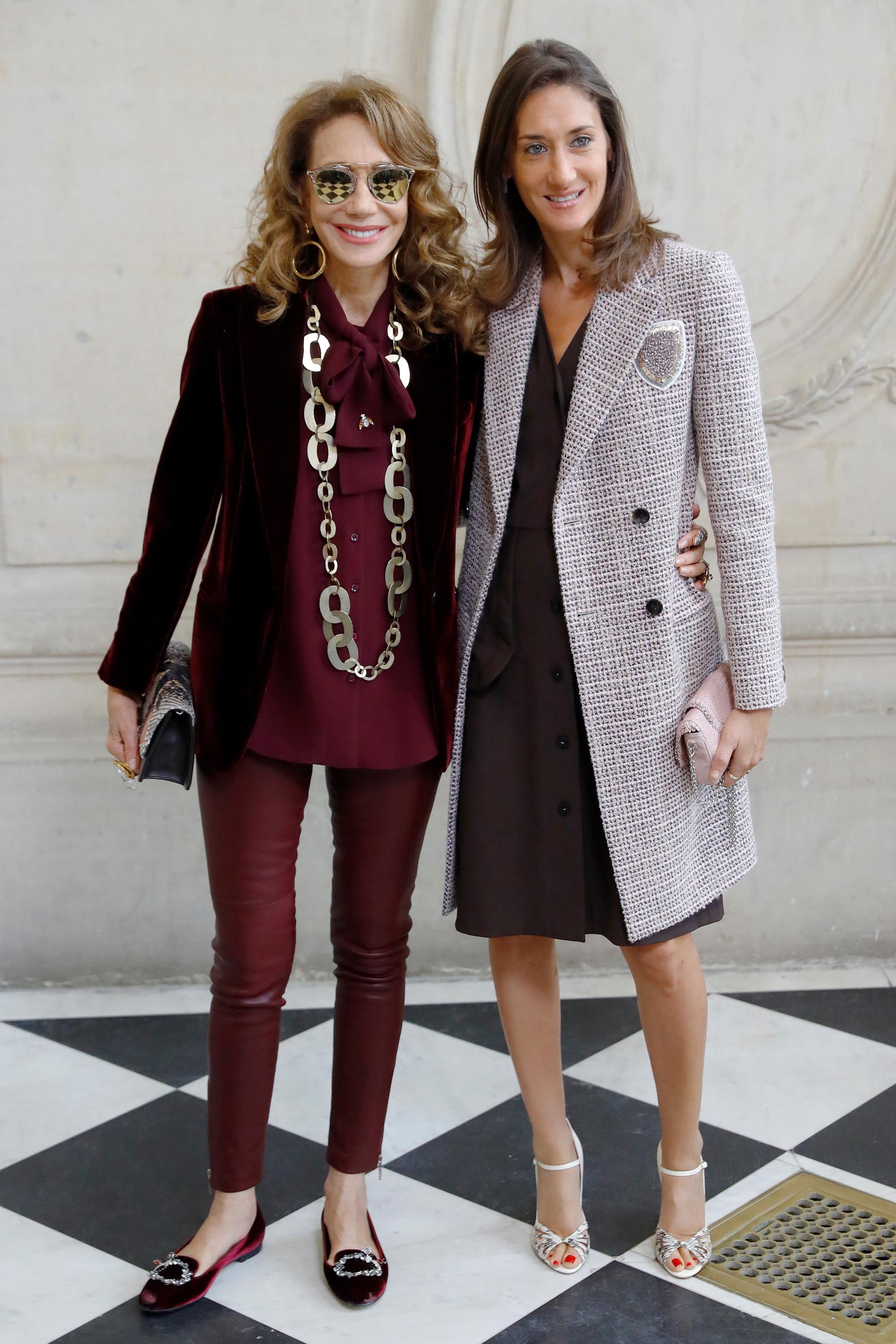 Marisa Berenson attends the Christian Dior show