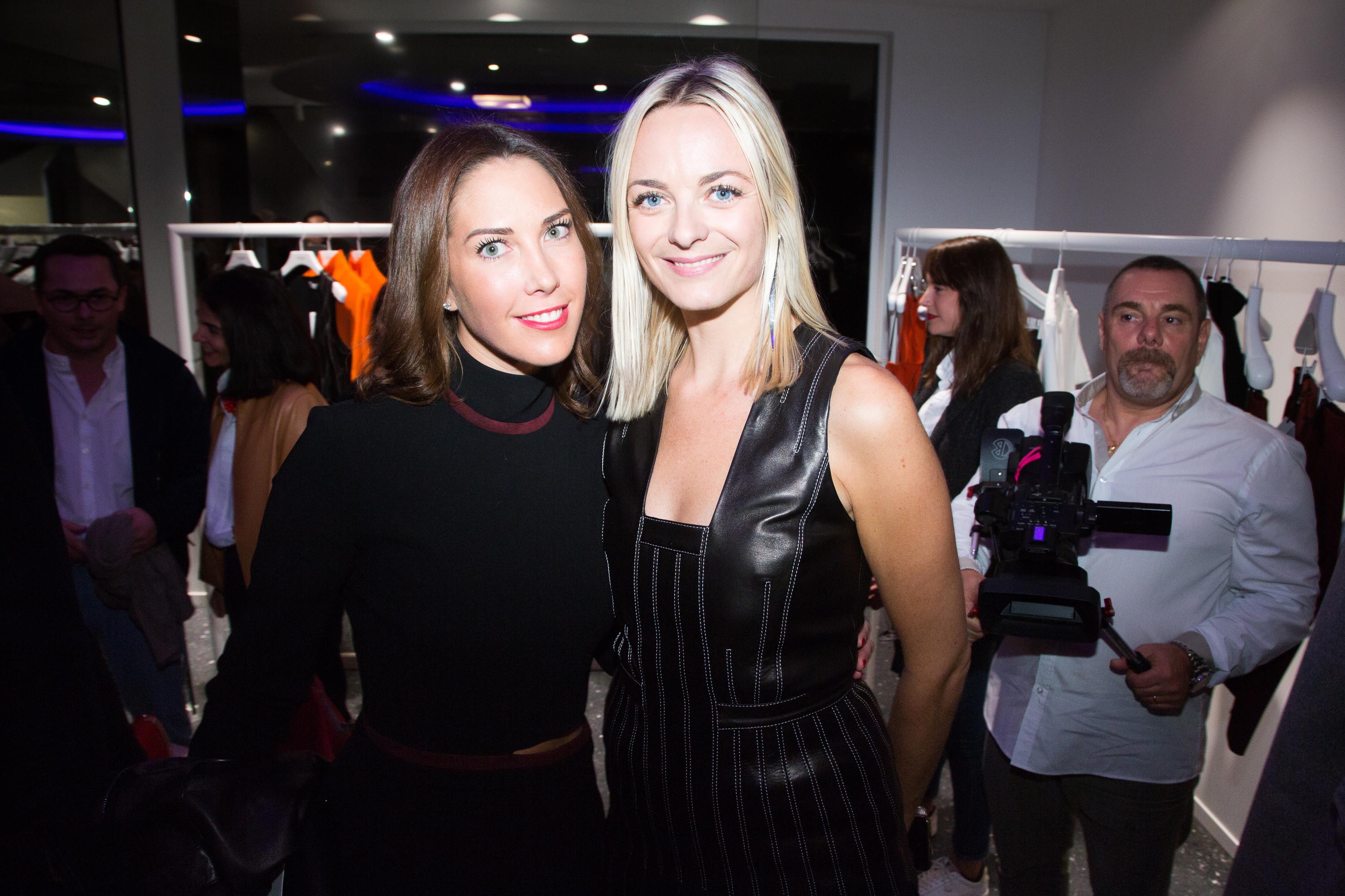 Virginie Courtin Clarins attends the Mugler Paris Store Party
