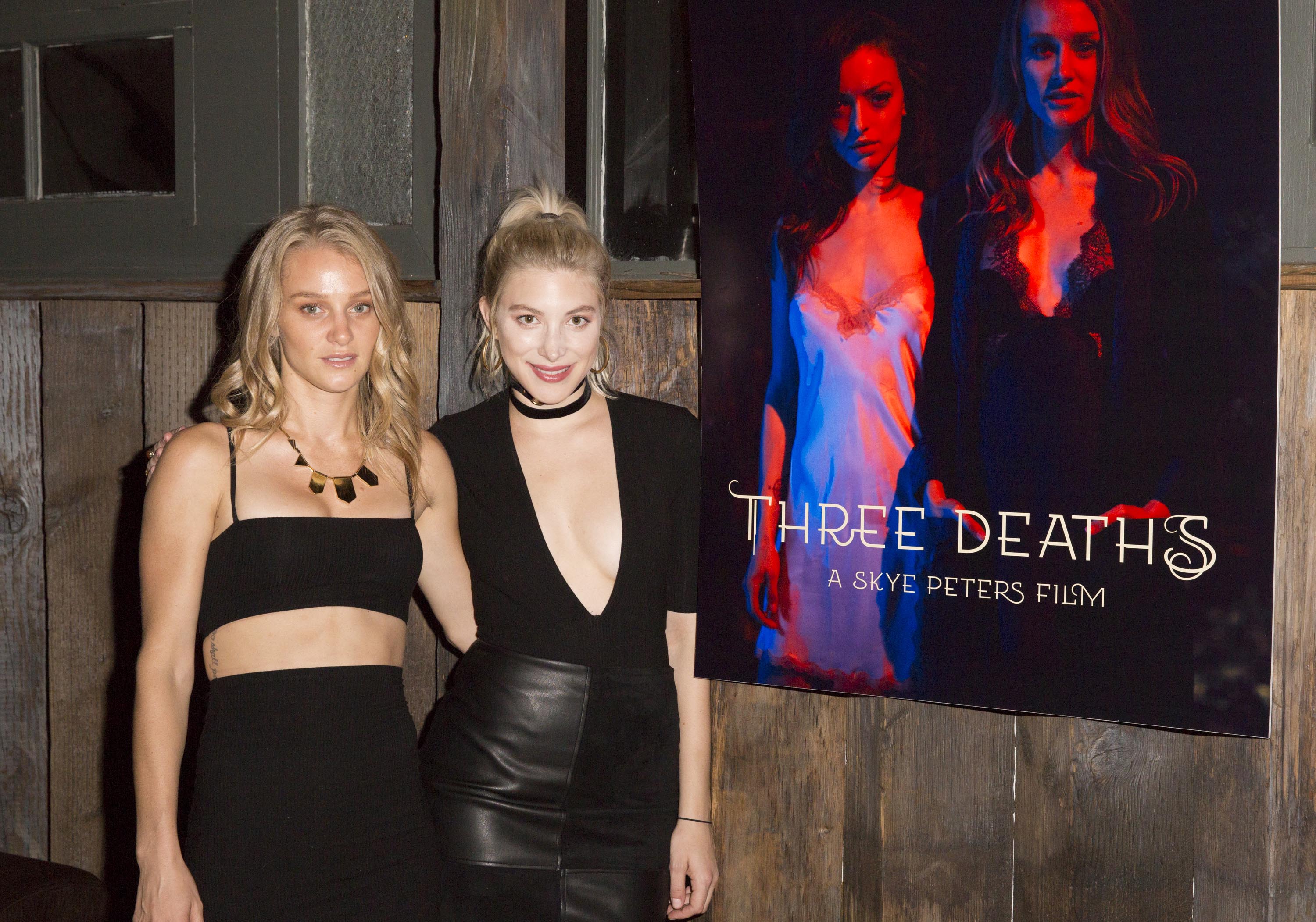 Skye Peters attends the Premiere of Stonefox Pictures Three Deaths