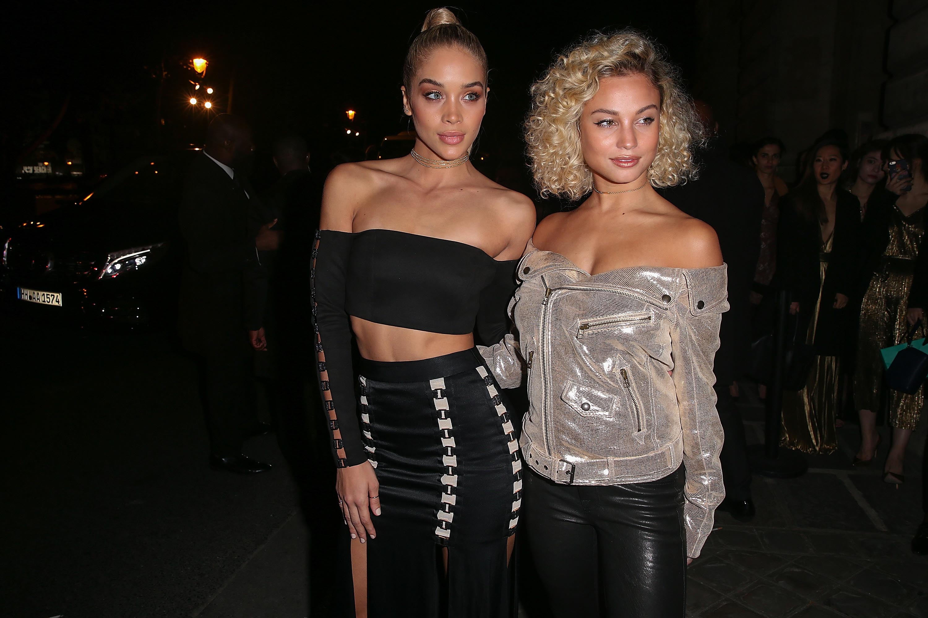 Rose Bertram attends the Gold Obsession Party L’Oreal Paris Photocall