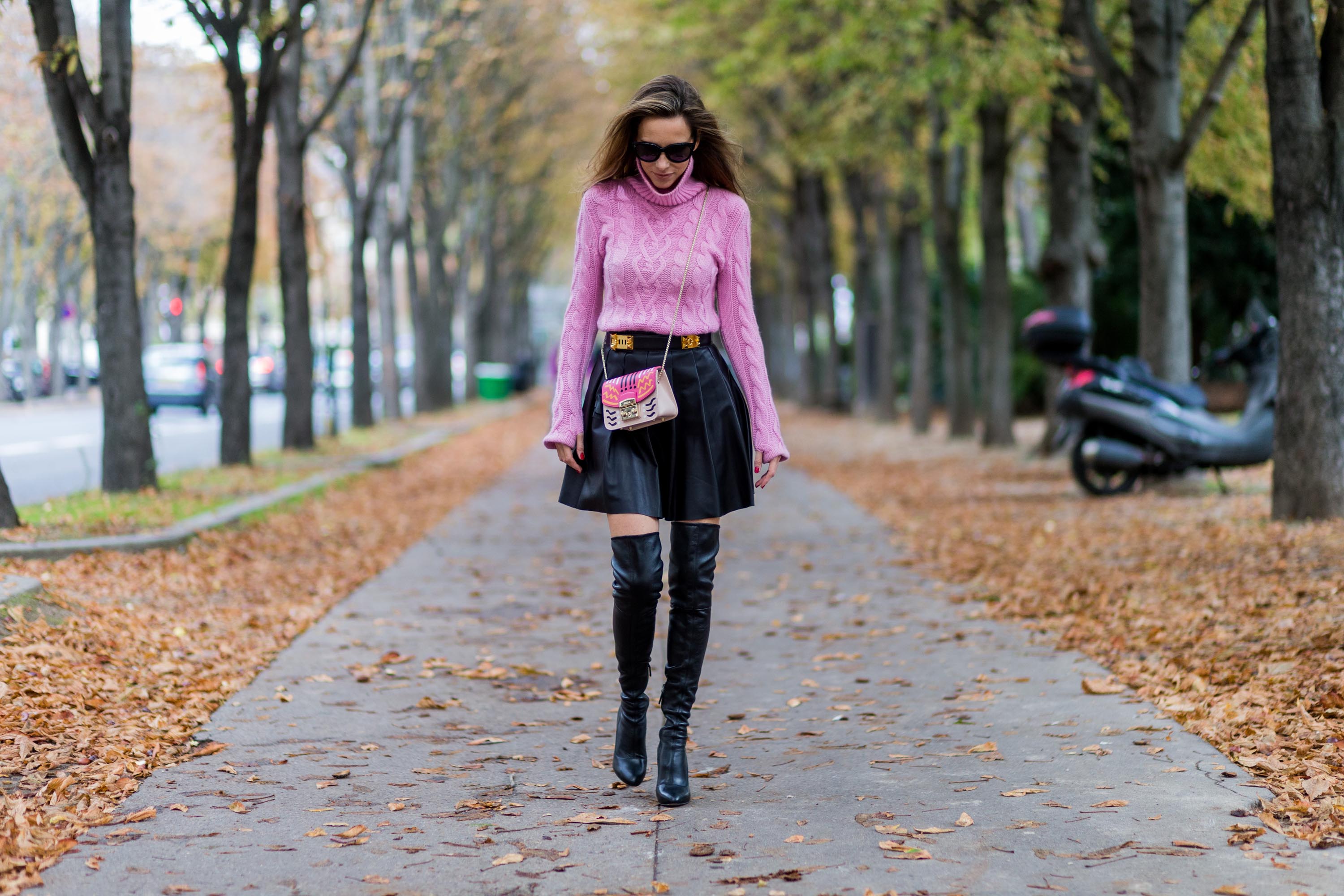 Alexandra Lapp Street Style at Paris Fashion Week Day Five