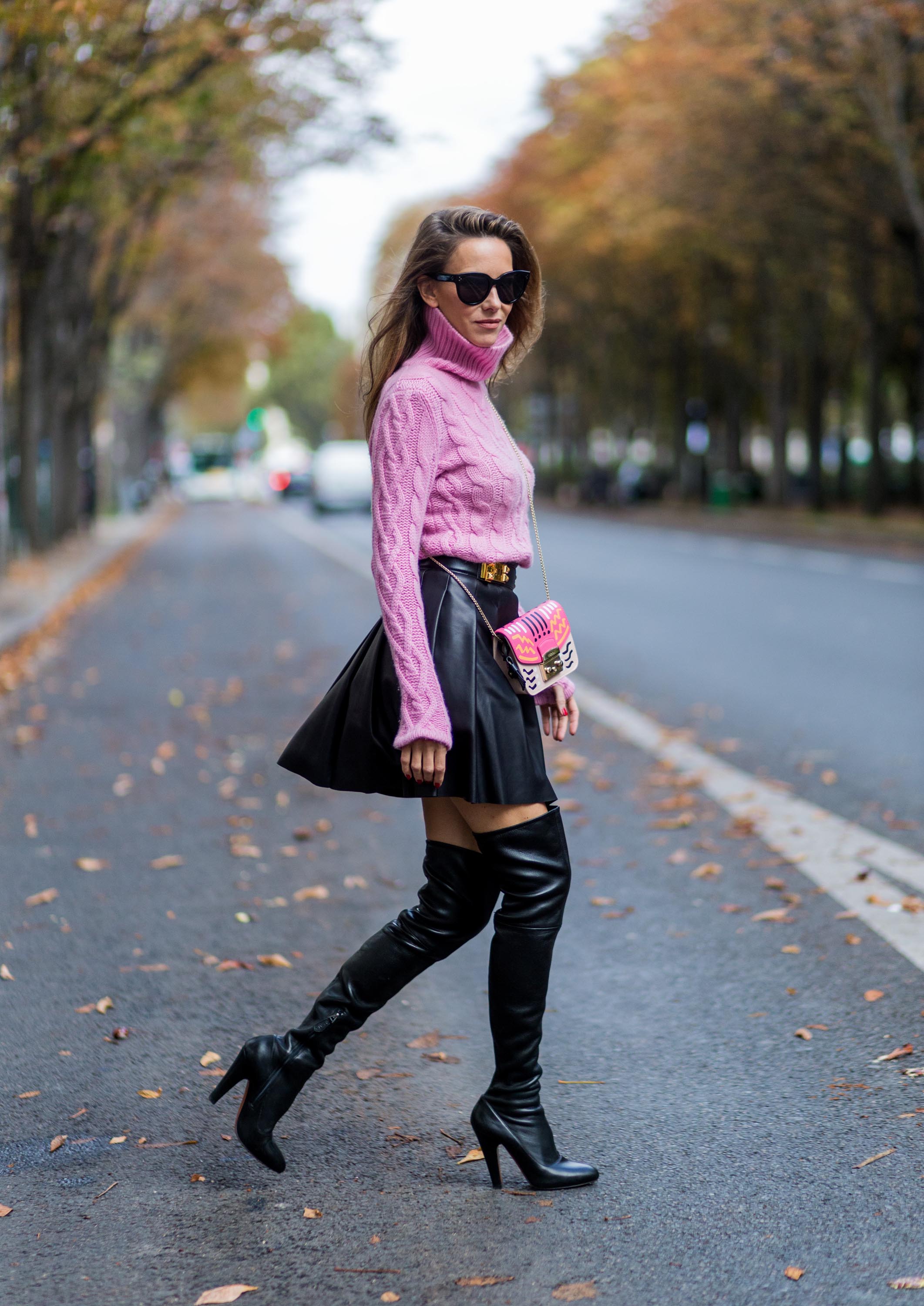 Alexandra Lapp Street Style at Paris Fashion Week Day Five