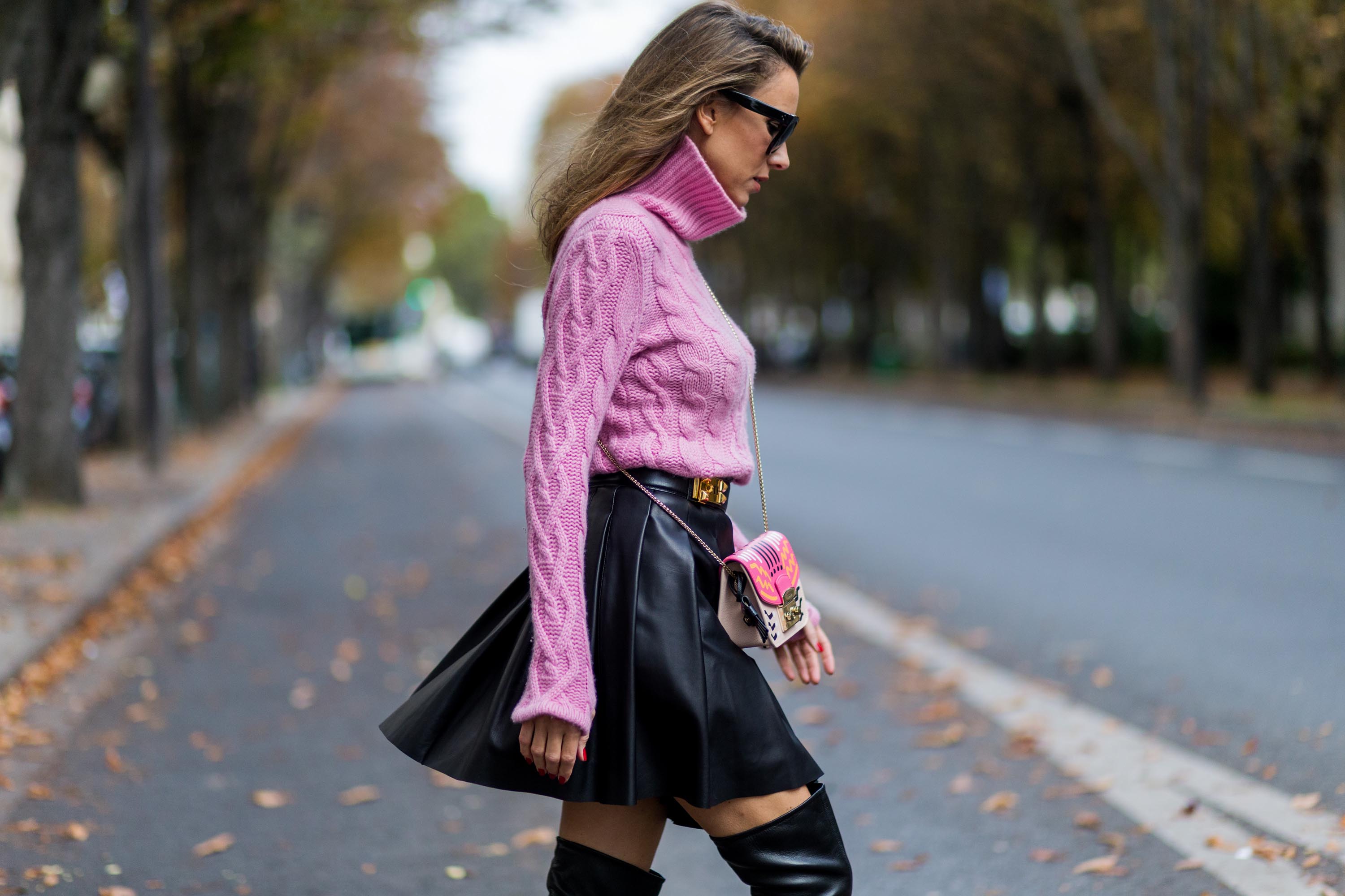 Alexandra Lapp Street Style at Paris Fashion Week Day Five