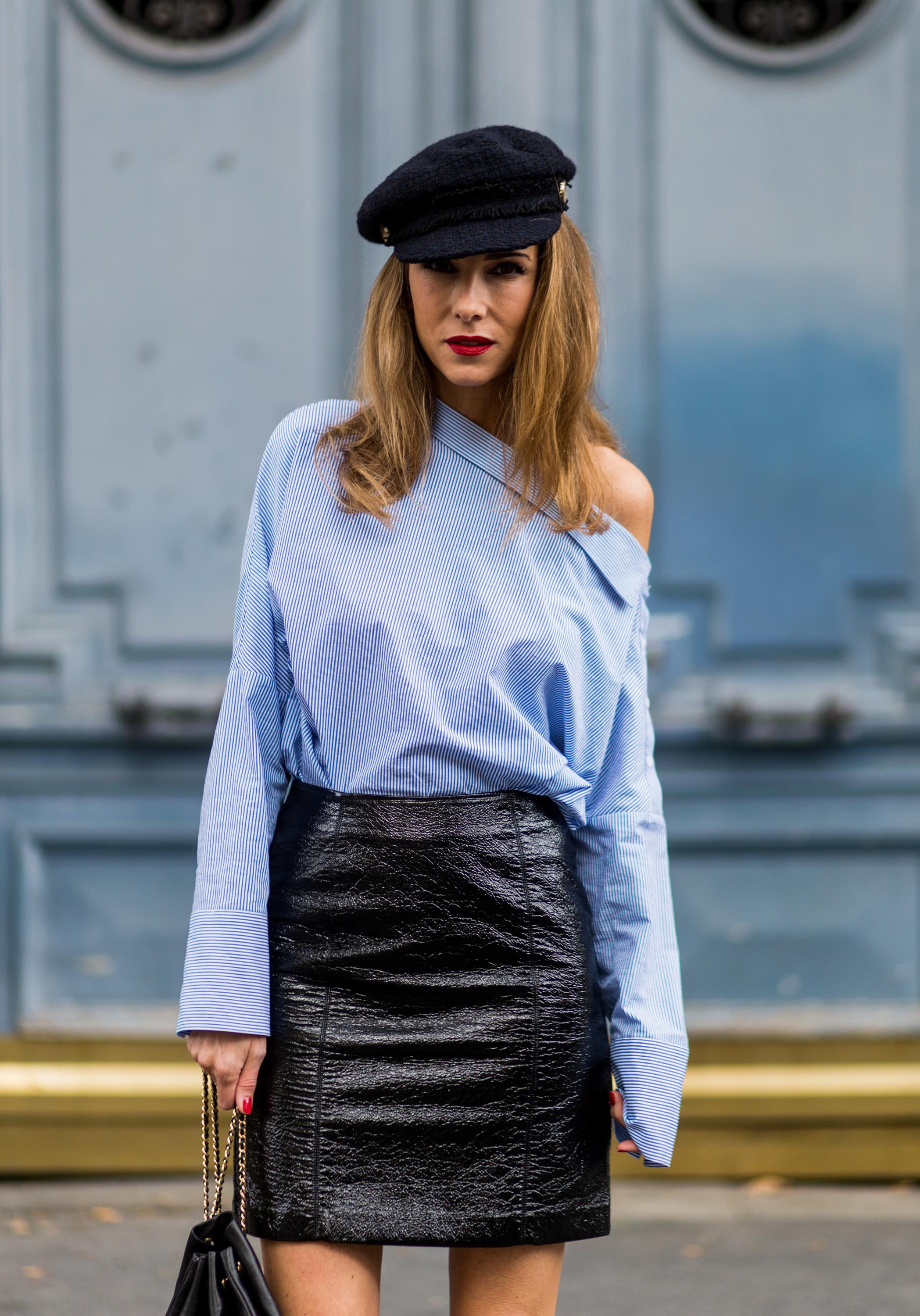 Alexandra Lapp Street Style at Paris Fashion Week Day Five