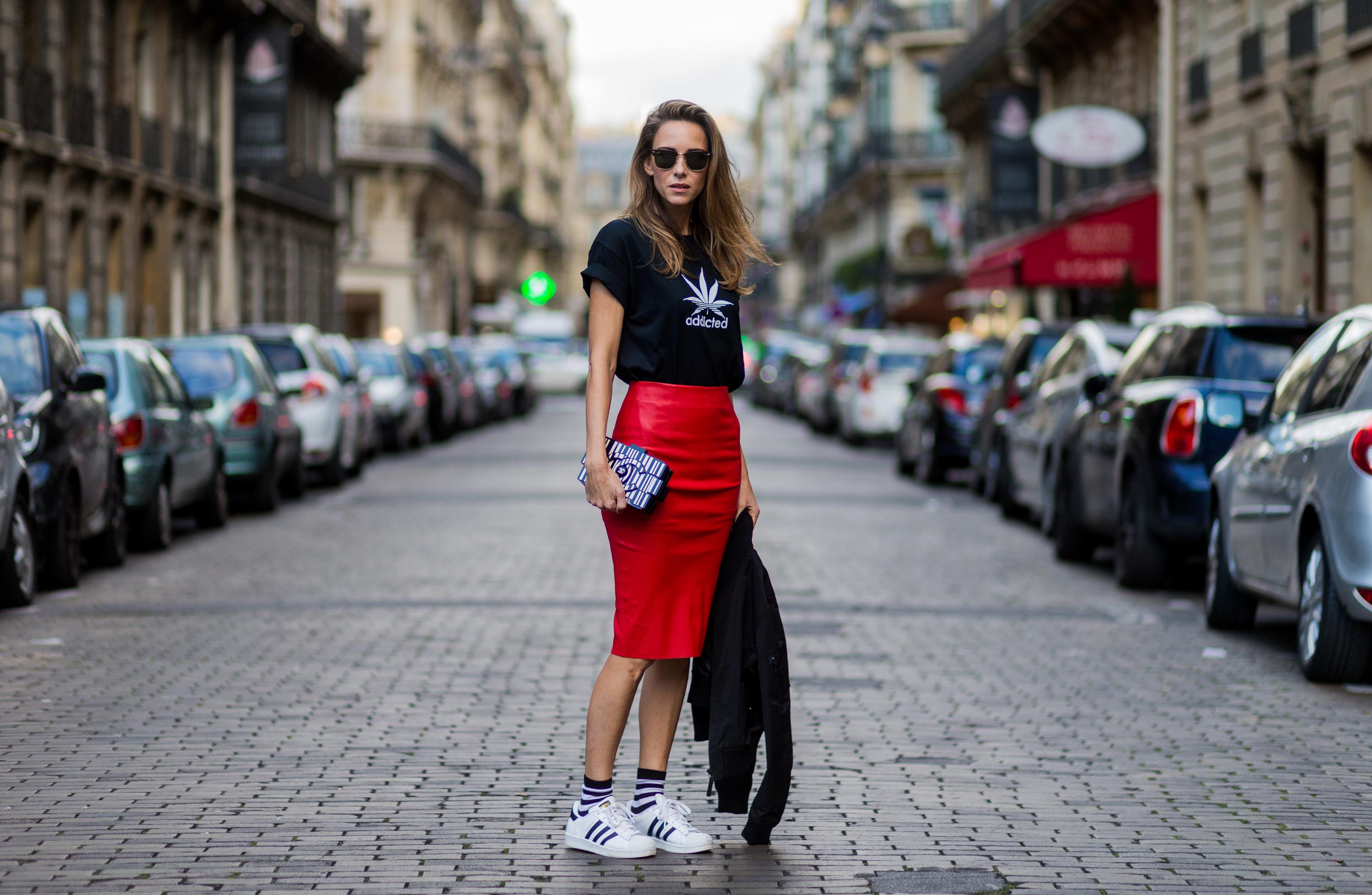 Alexandra Lapp Street Style at Paris Fashion Week Day Six