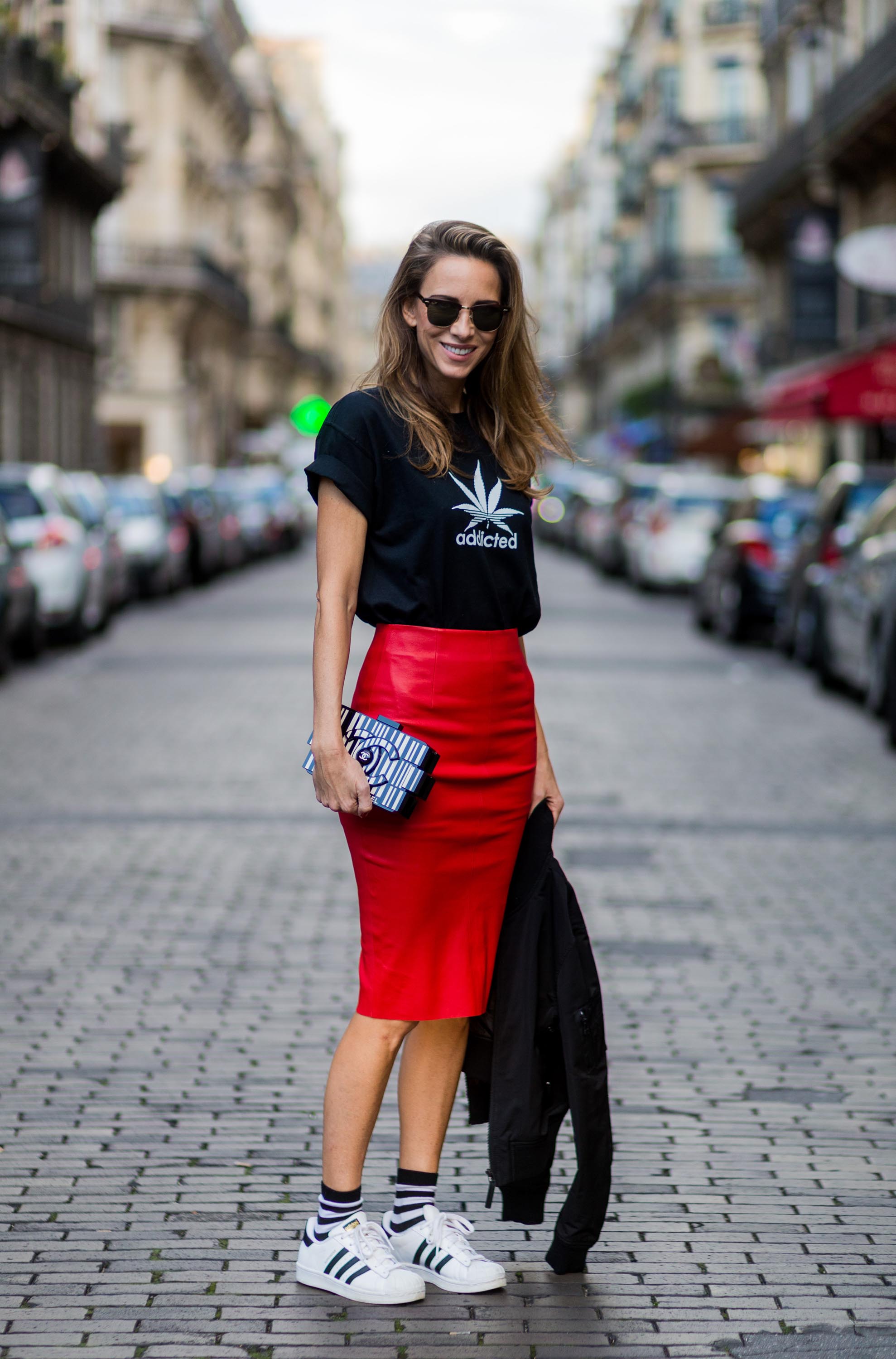 Alexandra Lapp Street Style at Paris Fashion Week Day Six