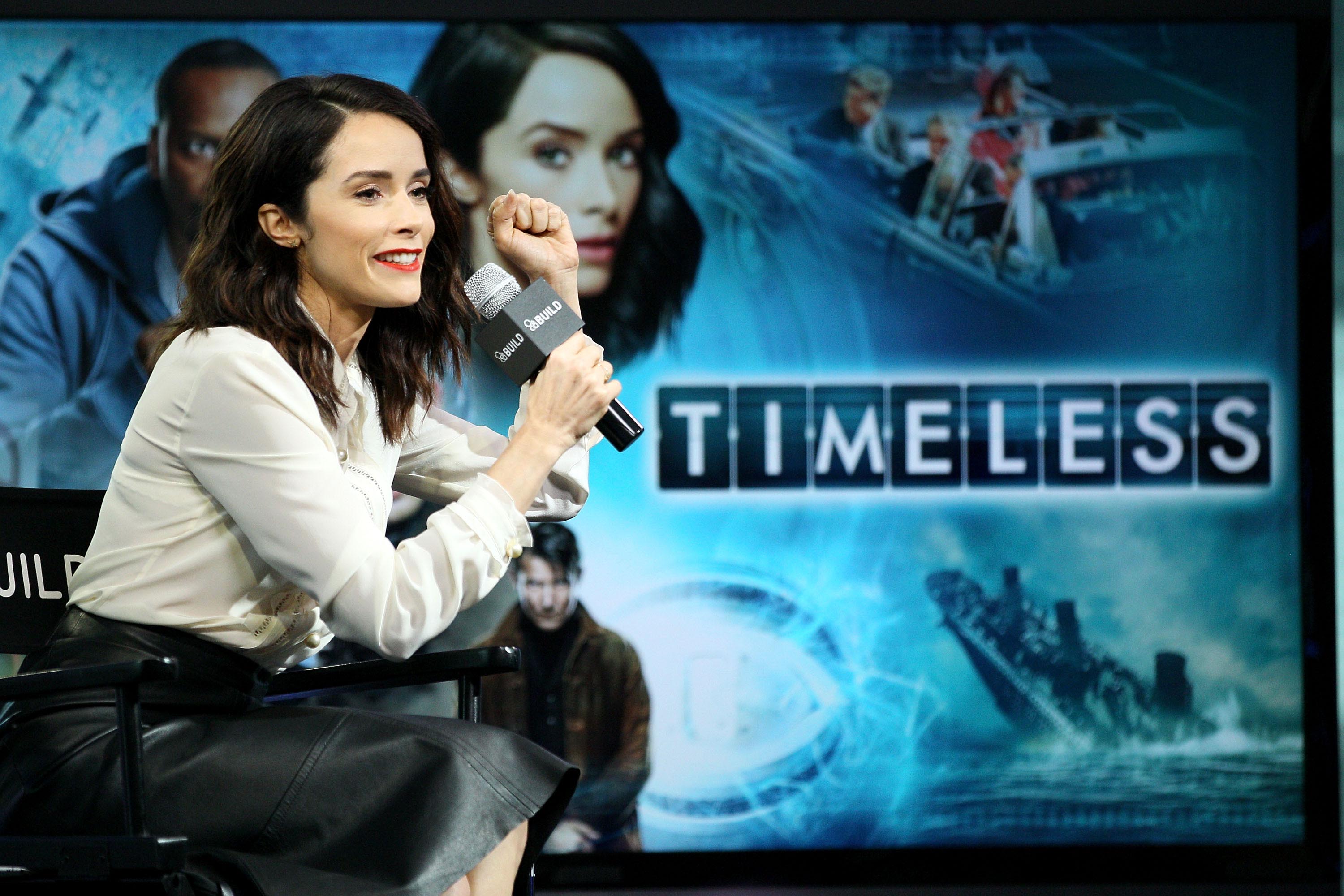 Abigail Spencer discussing Her New Sow Timeless