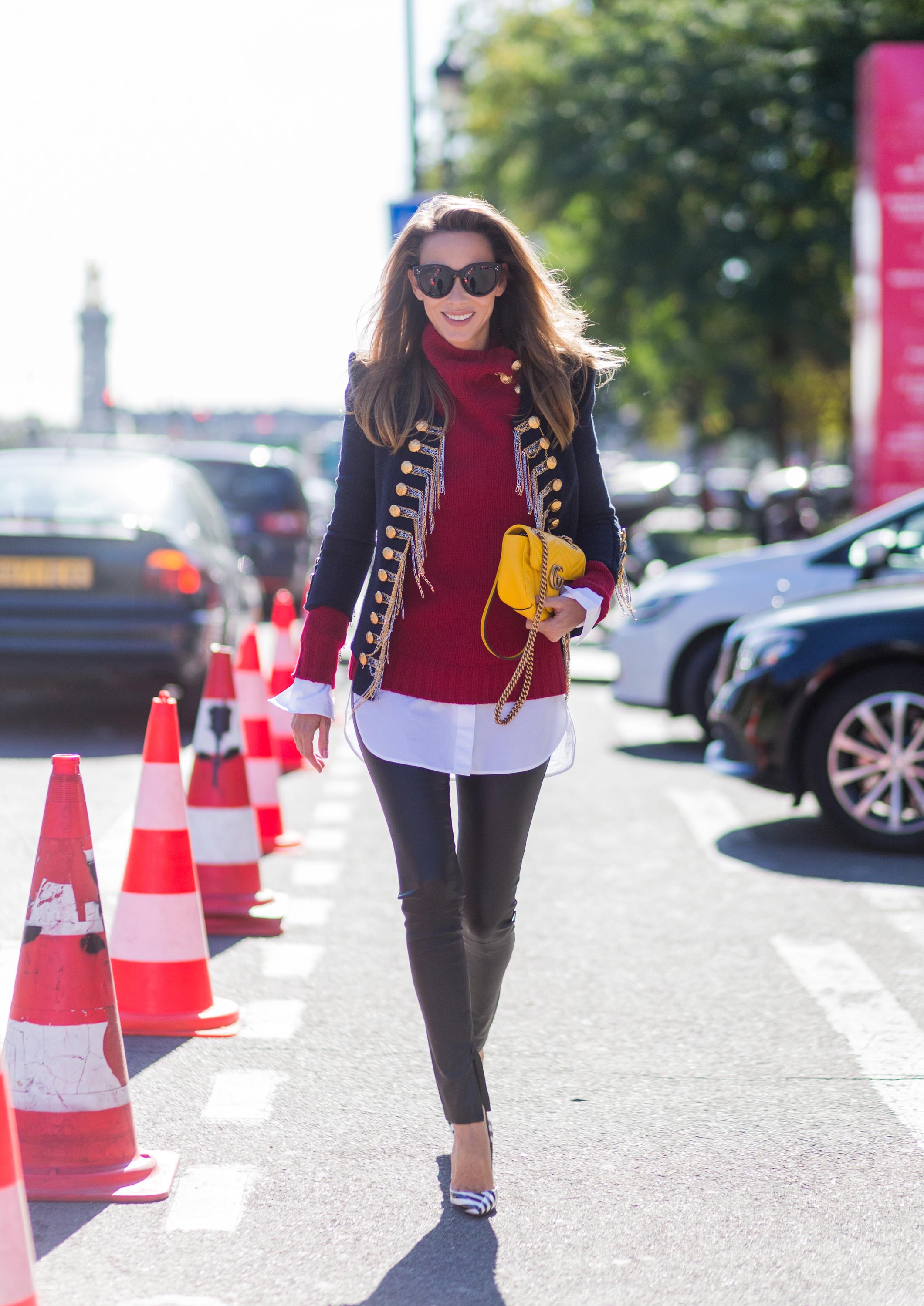 Alexandra Lapp Street Style at Paris Fashion Week