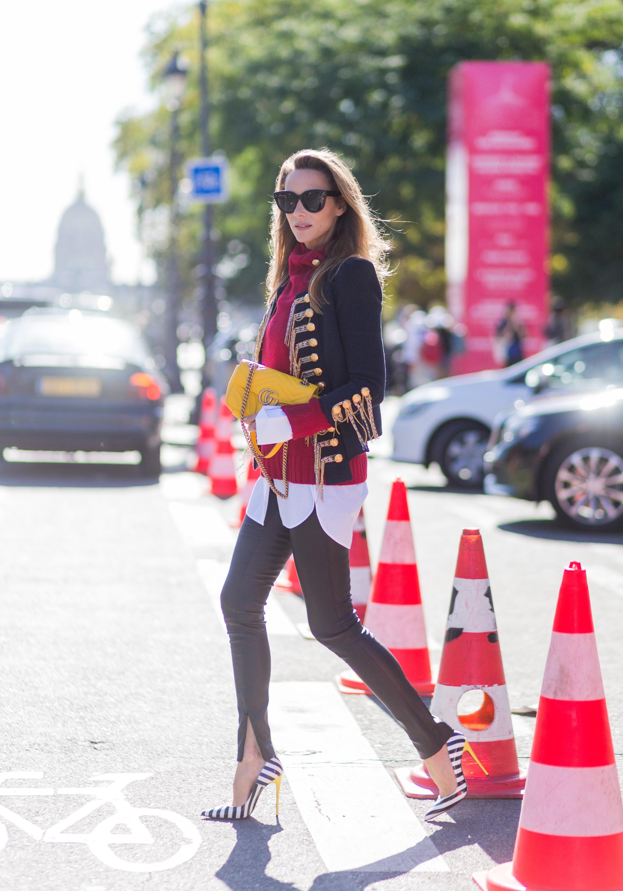 Alexandra Lapp Street Style at Paris Fashion Week