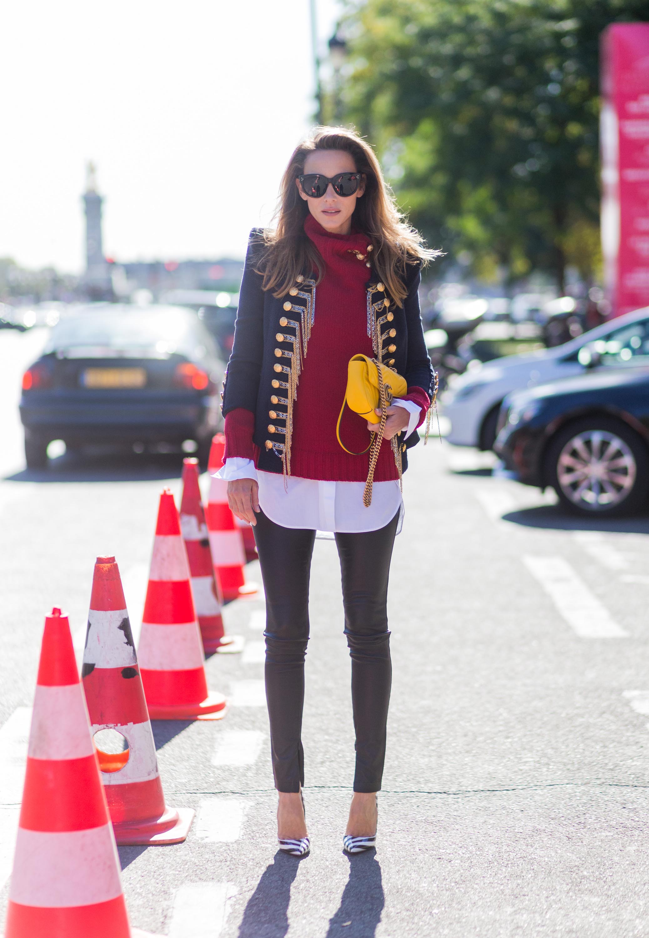 Alexandra Lapp Street Style at Paris Fashion Week