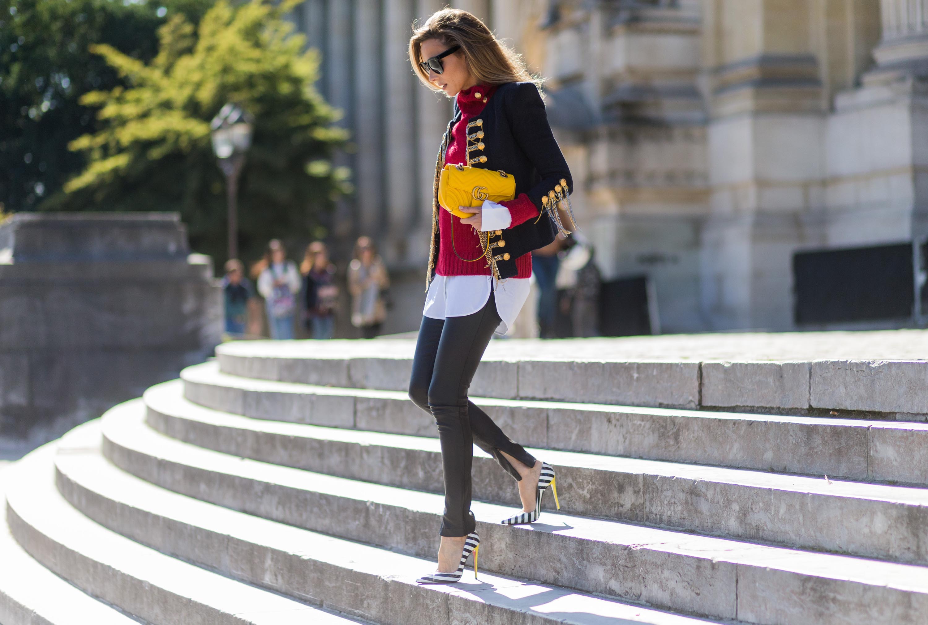 Alexandra Lapp Street Style at Paris Fashion Week