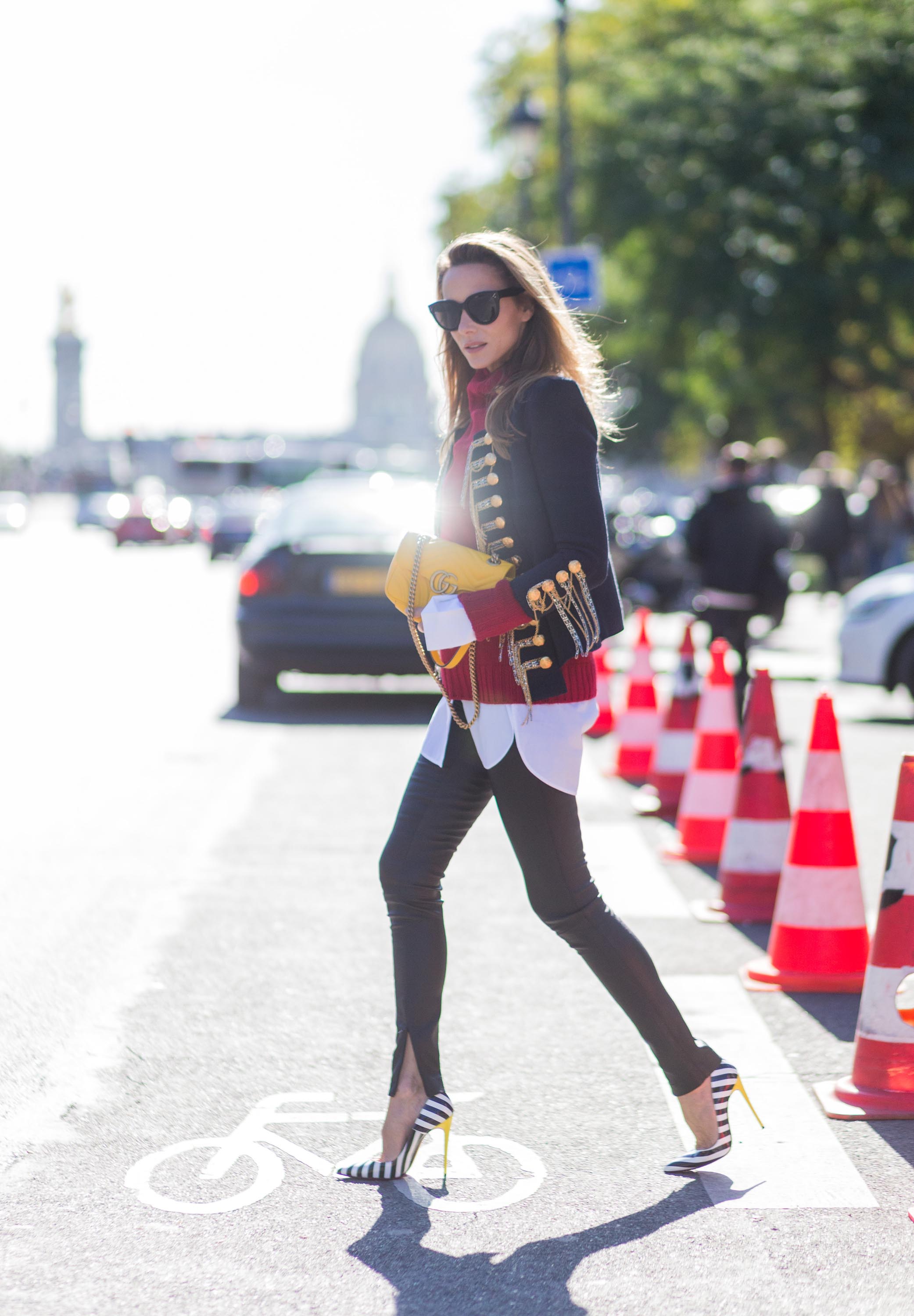 Alexandra Lapp Street Style at Paris Fashion Week