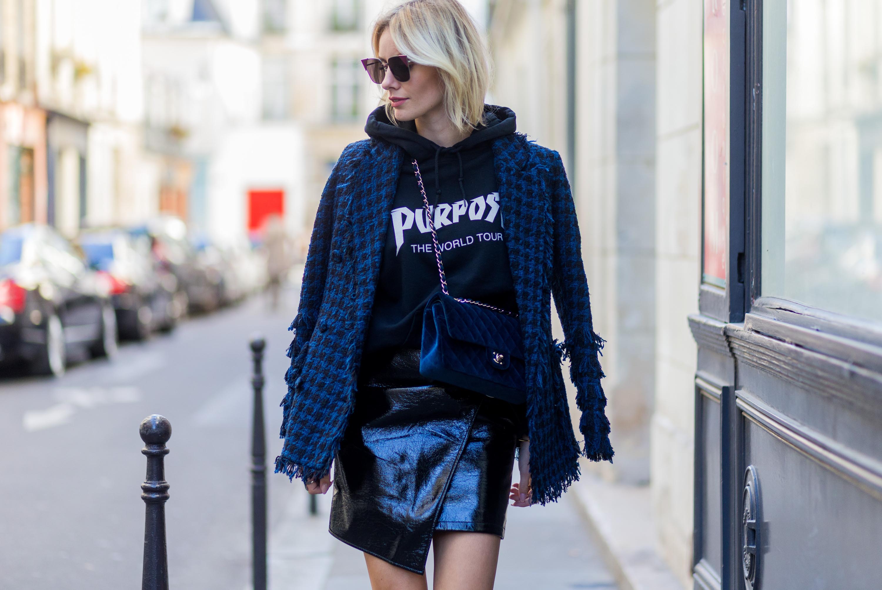 Lisa Hahnbueck Street Style at Paris Fashion Week