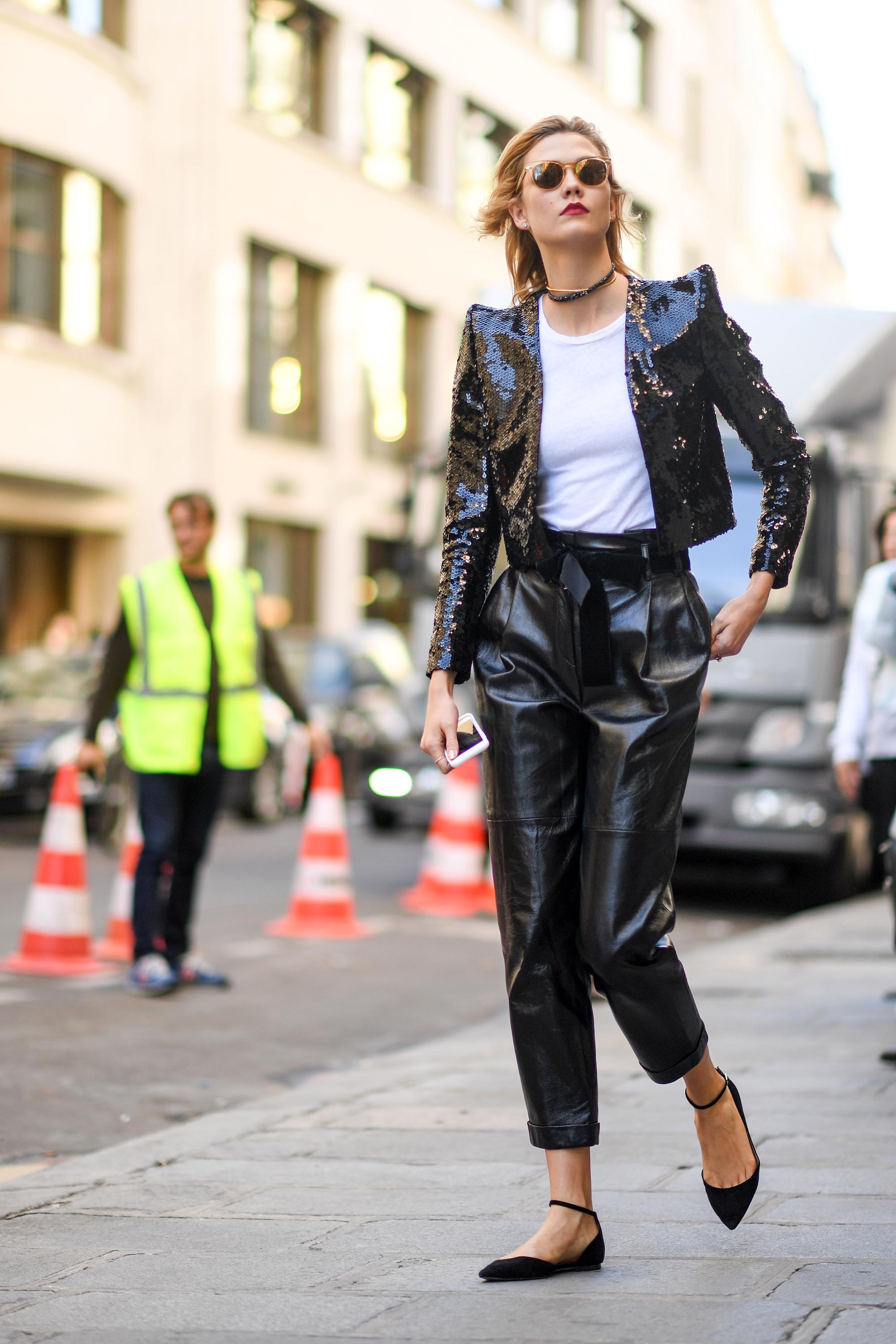 Karlie Kloss out and about in Paris