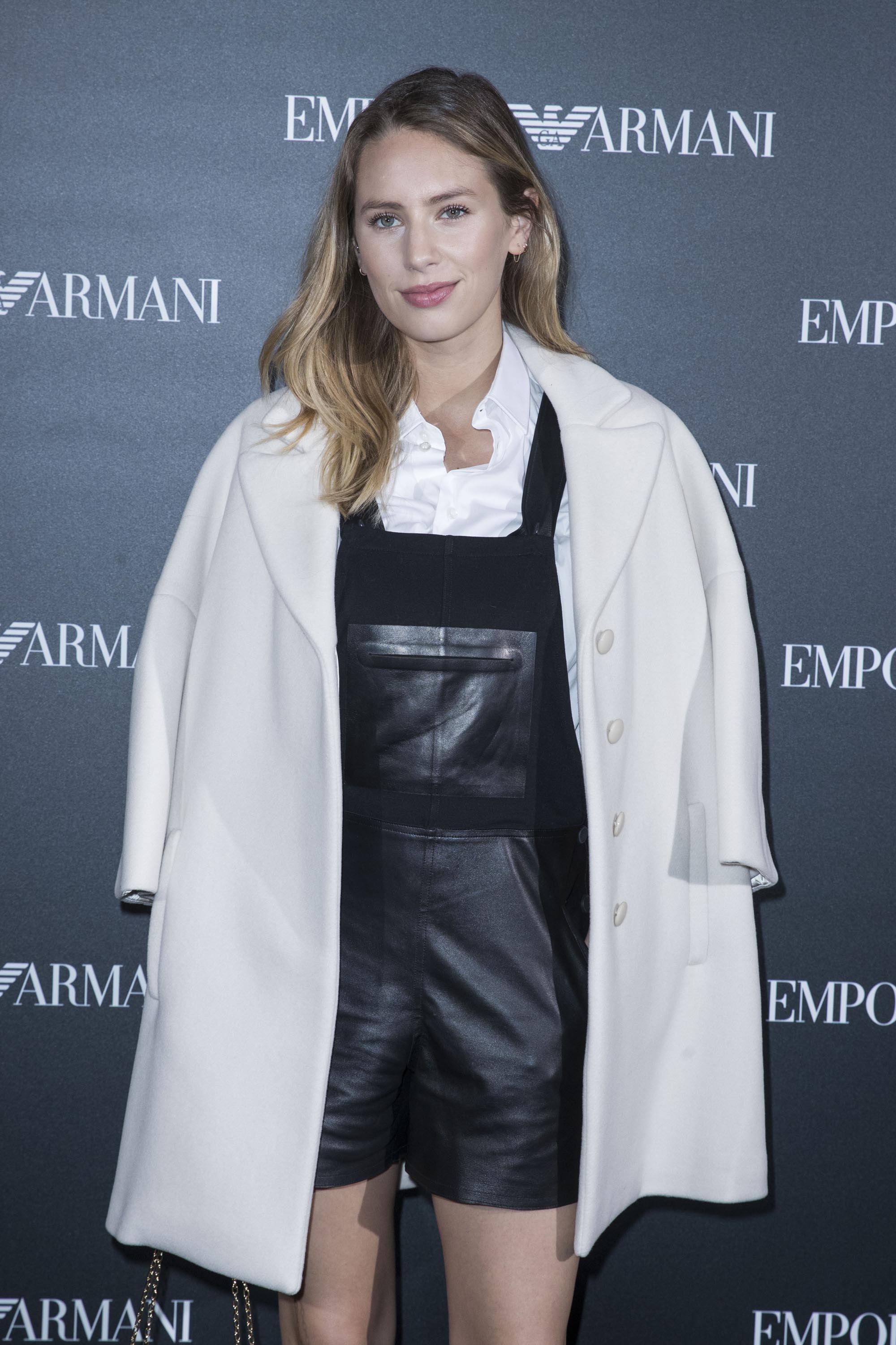Dylan Frances Penn attends the Emporio Armani Show