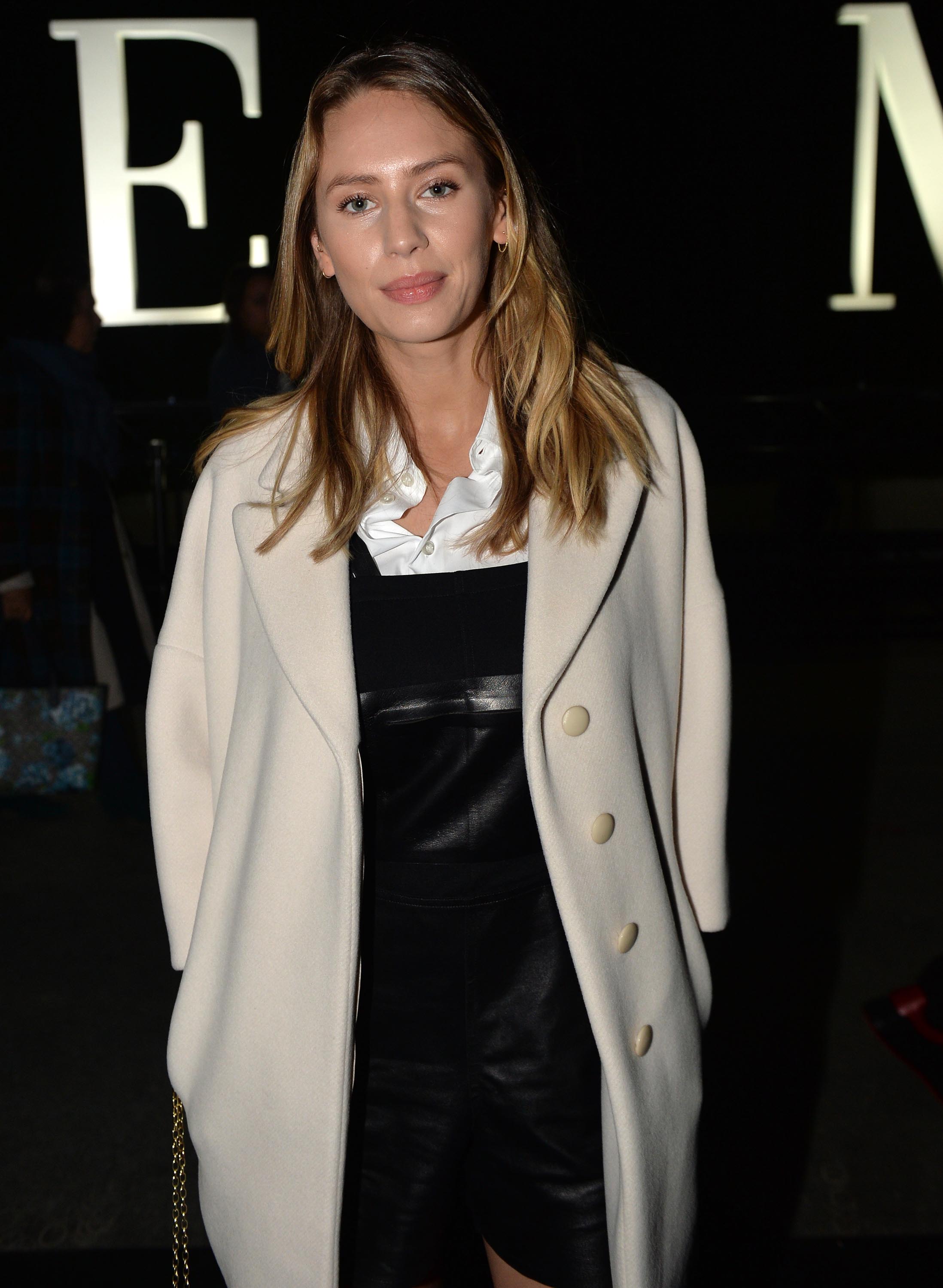 Dylan Frances Penn attends the Emporio Armani Show