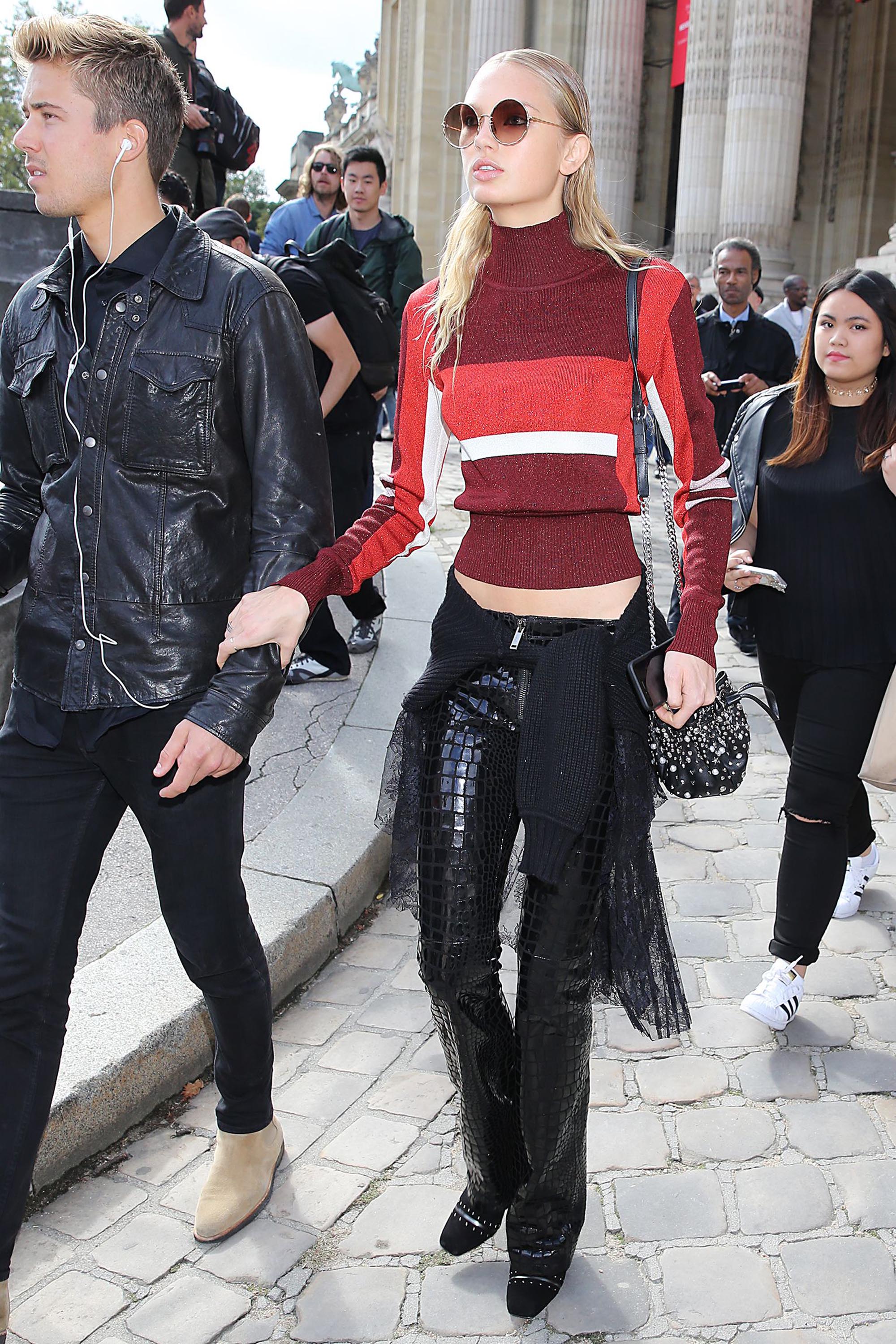 Romee Strijd attends Elie Saab S/S 2017 Womenswear Fashion Show