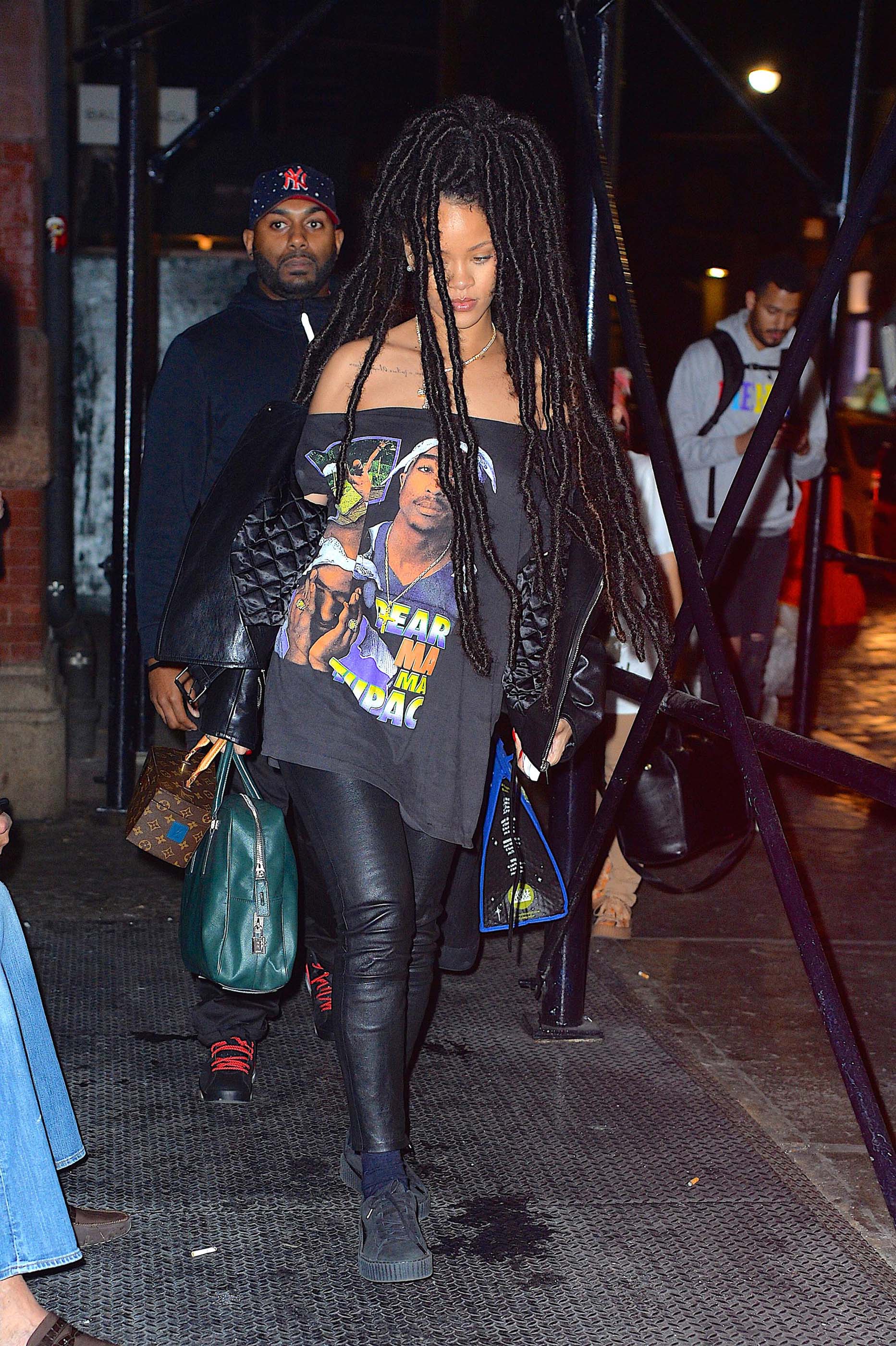 Rihanna seen out and about in SoHo