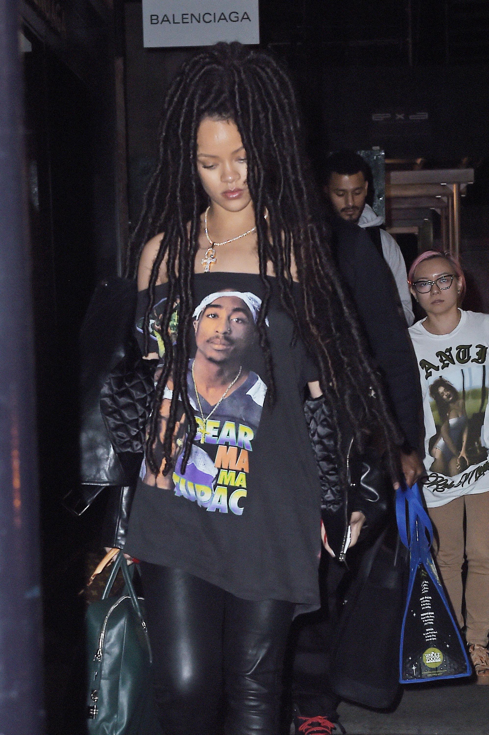 Rihanna seen out and about in SoHo