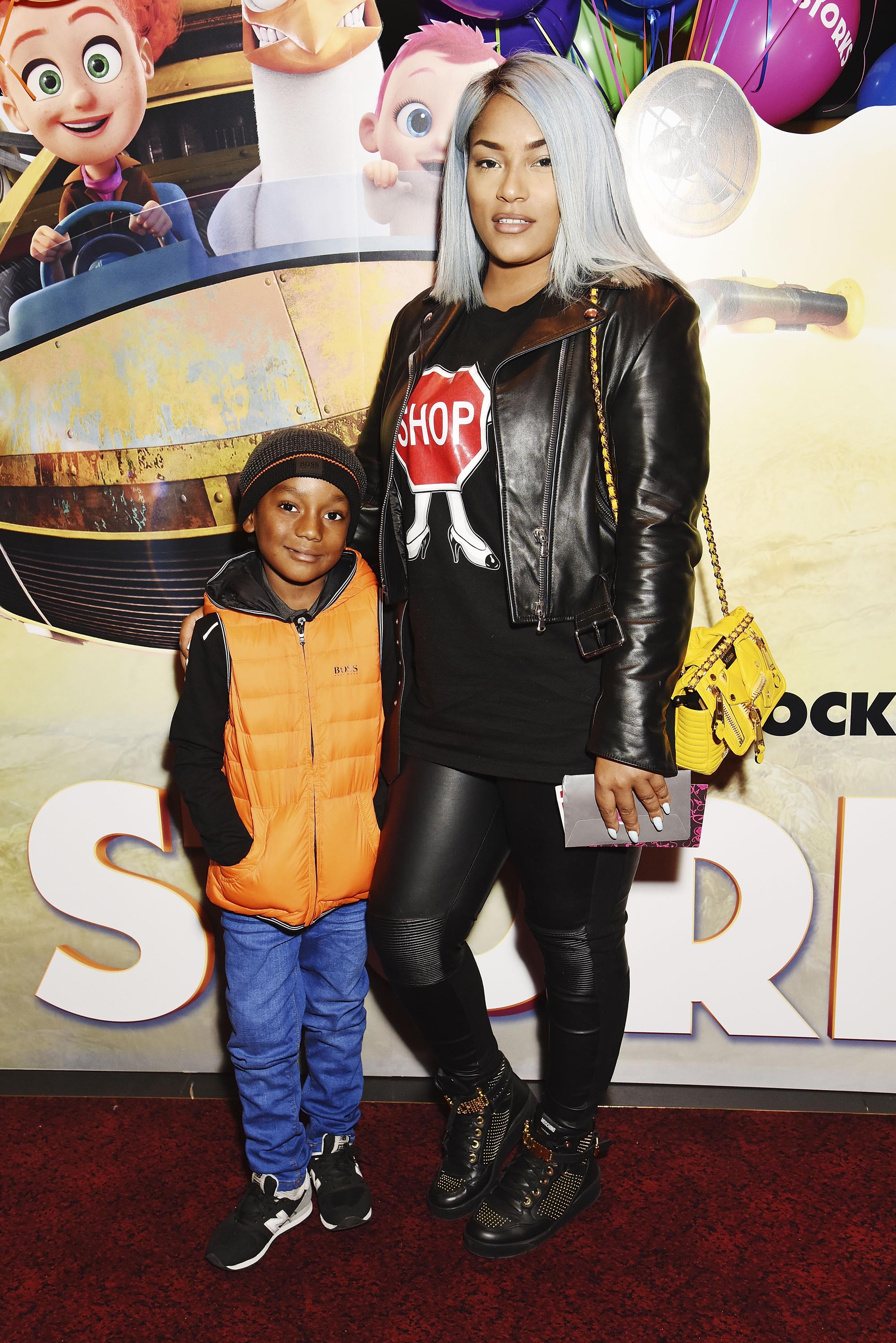 Stefflon Don attends a multimedia screening of Storks