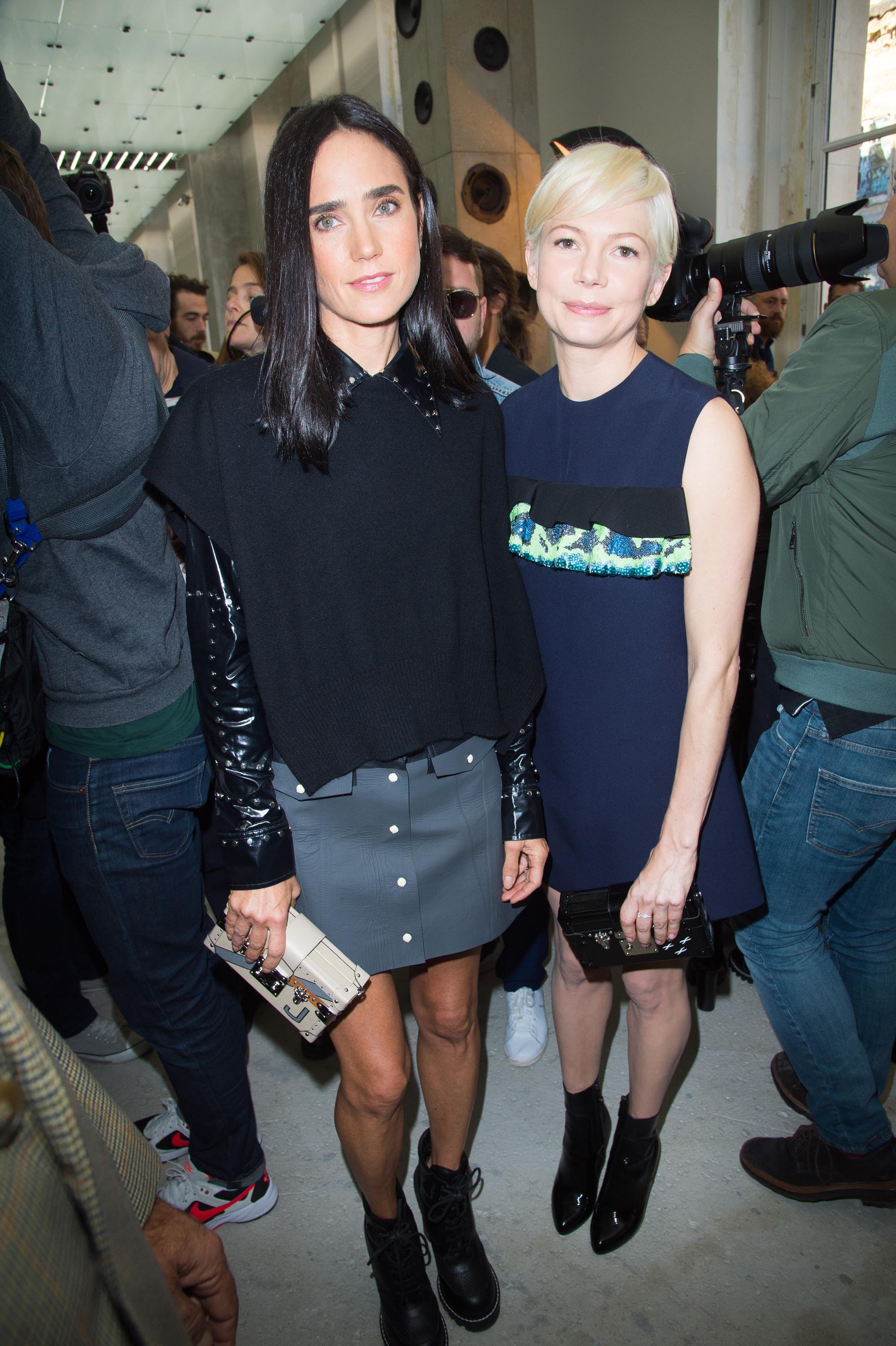 Jennifer Connelly attends the Louis Vuitton show