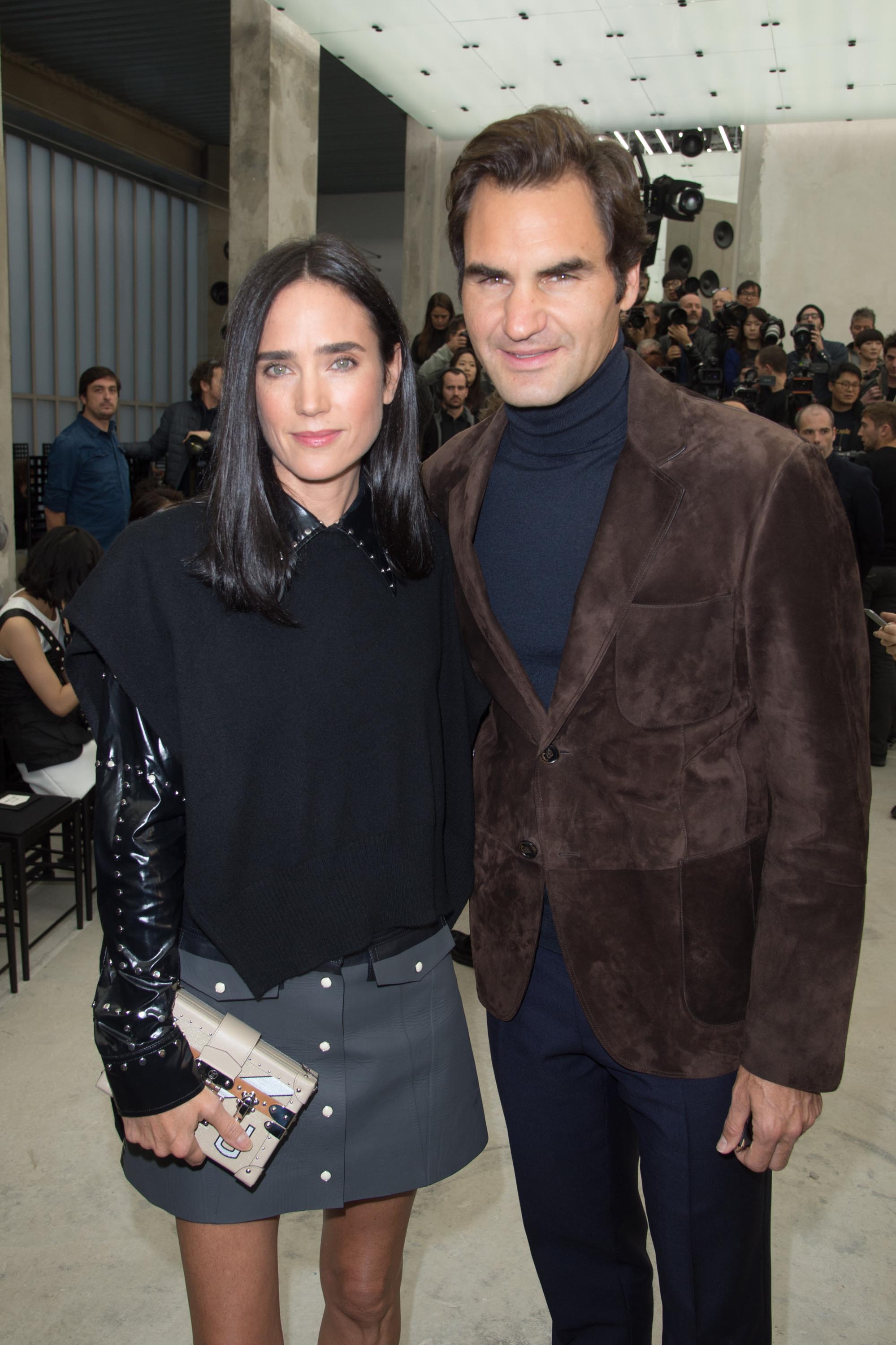 Jennifer Connelly attends the Louis Vuitton show