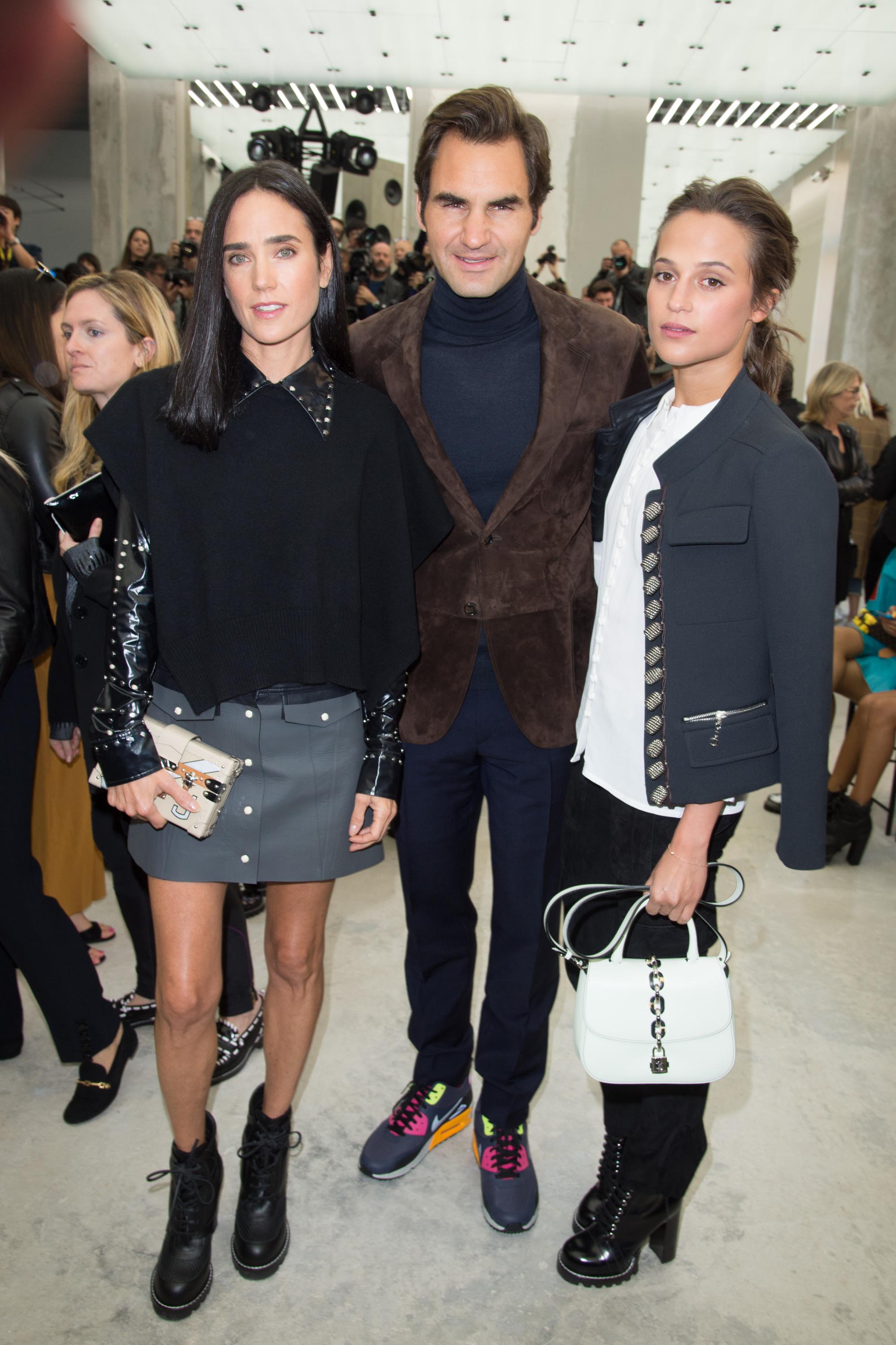 Jennifer Connelly attends the Louis Vuitton show