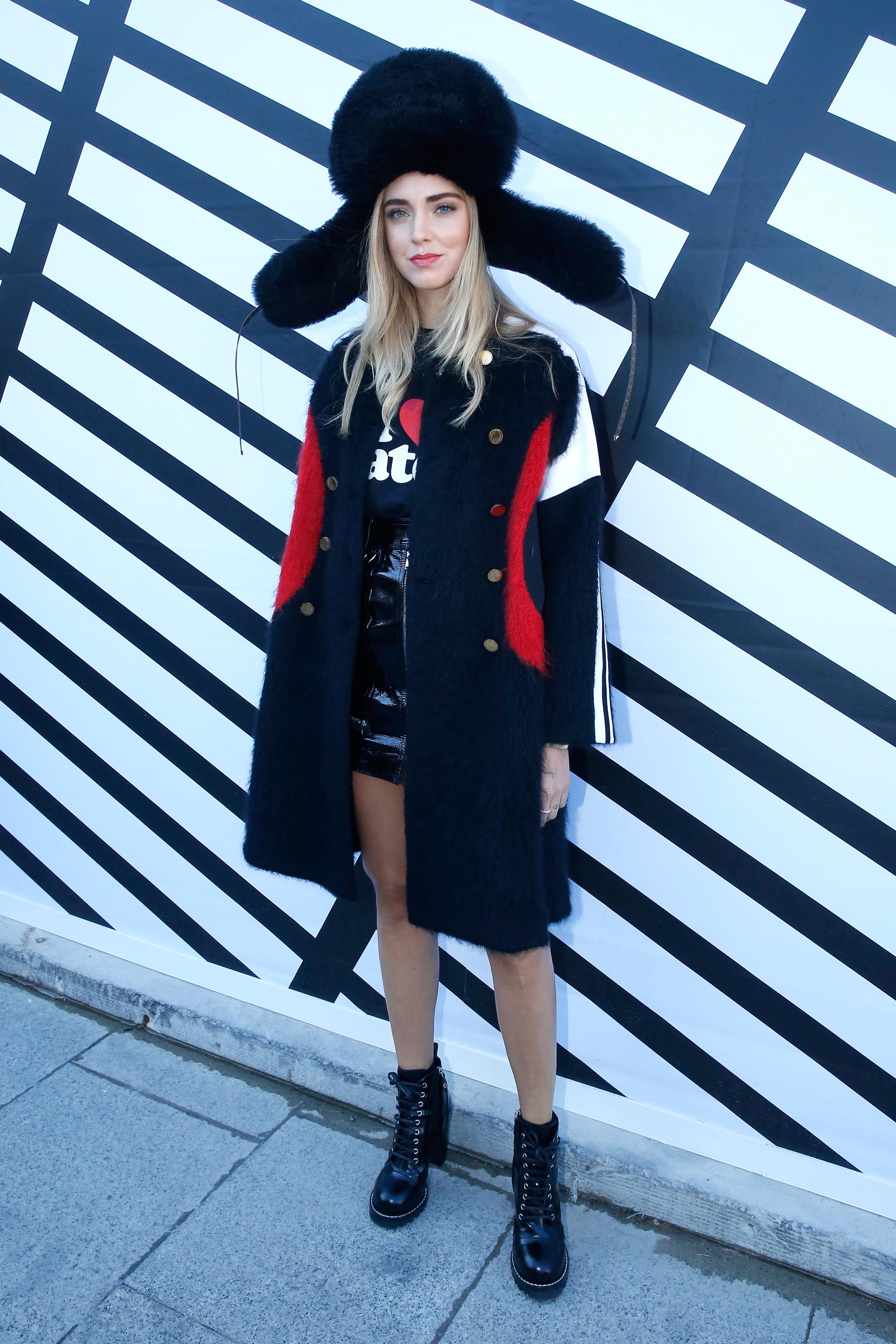 Chiara Ferragni attends the Louis Vuitton show