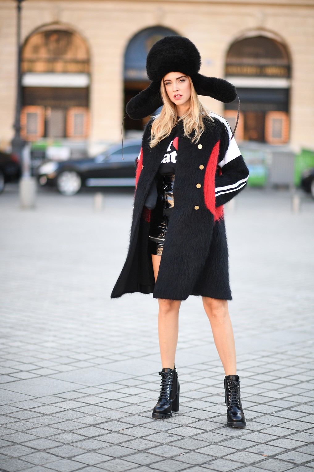 Chiara Ferragni attends the Louis Vuitton show