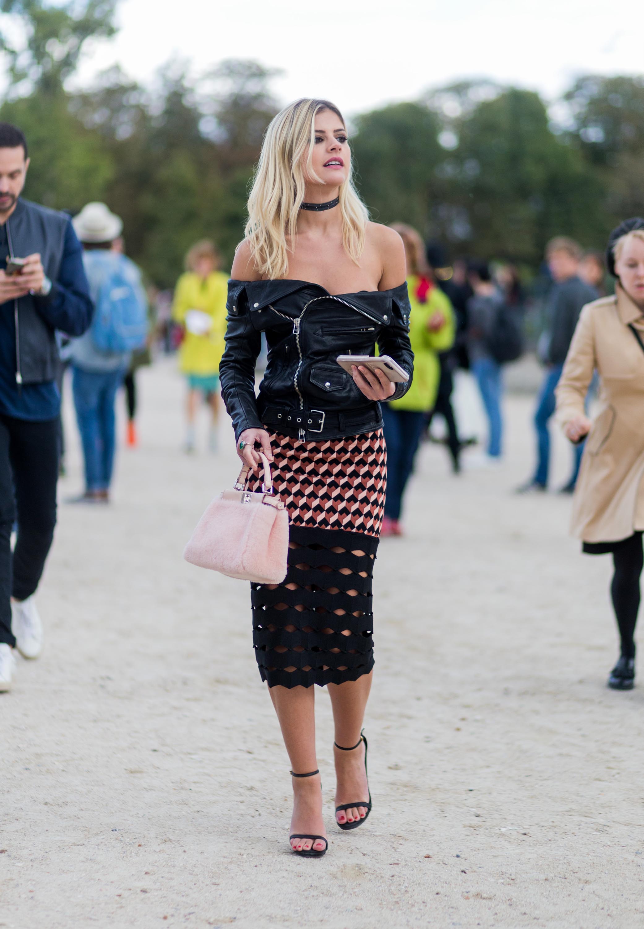 Lala Rudge attends the Elie Saab show