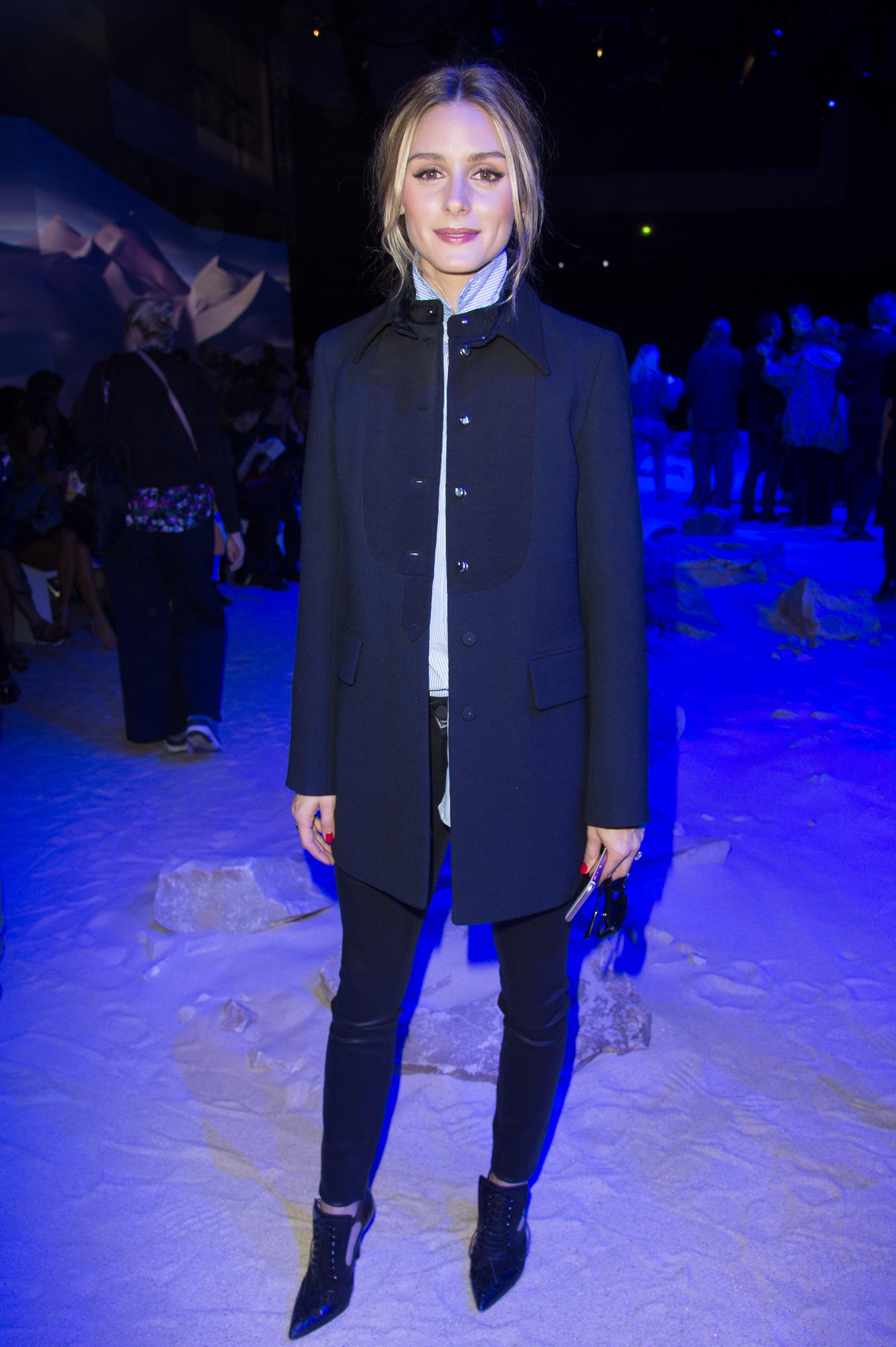 Olivia Palermo at the Moncler Gamme Rouge show